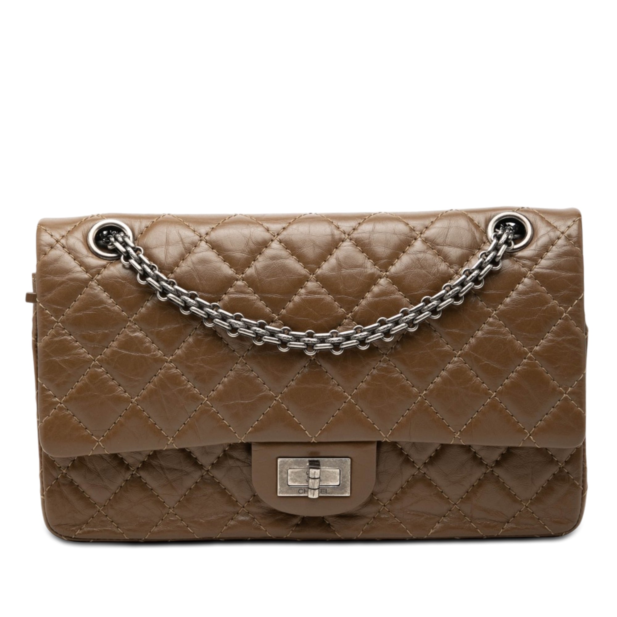 Chanel Quilted Aged Calfskin Reissue 2.55 Double Flap 225 - image 1