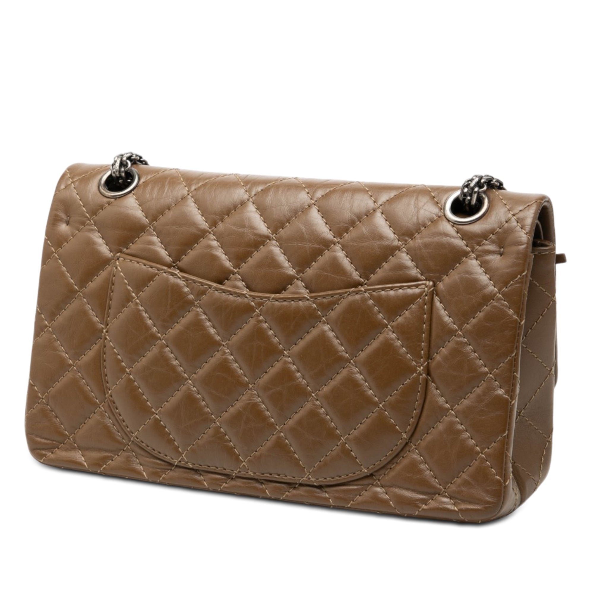 Chanel Quilted Aged Calfskin Reissue 2.55 Double Flap 225 - image 2