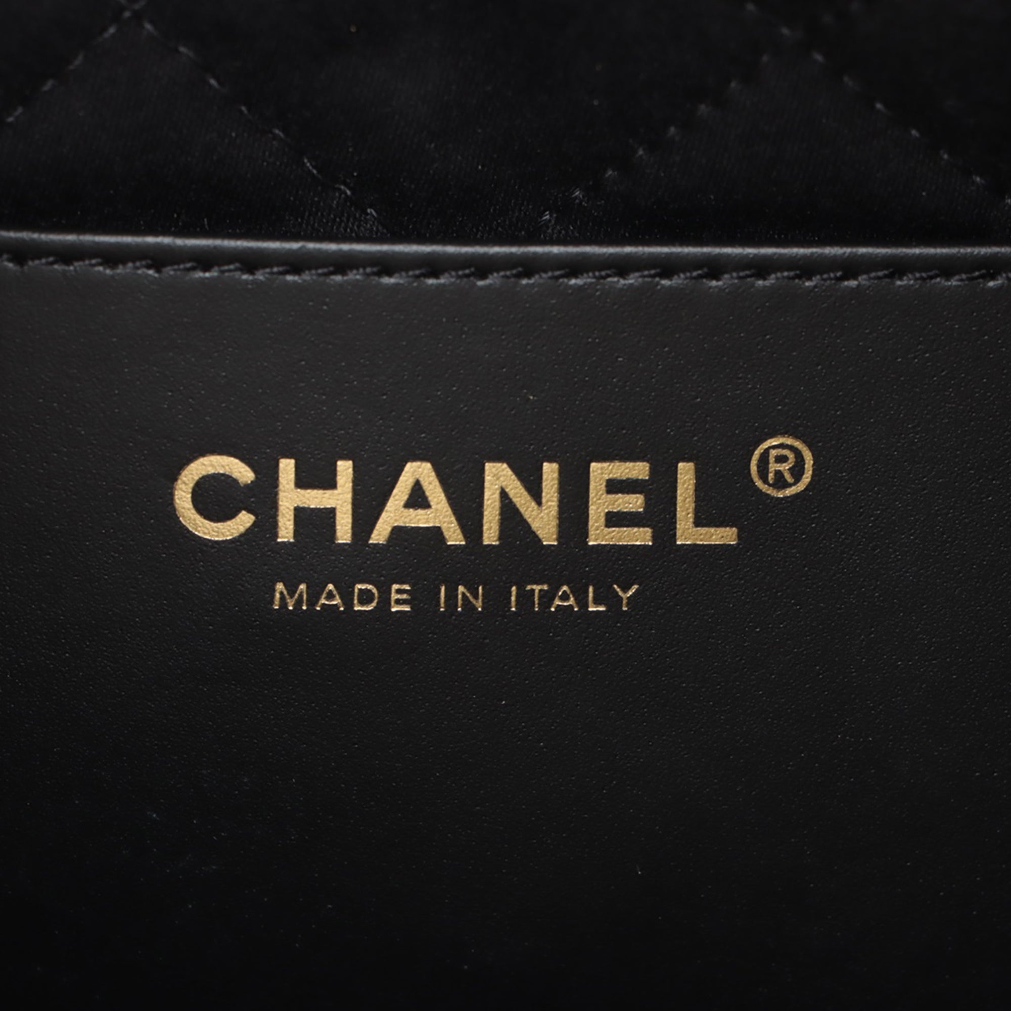Chanel Mini Shiny Calfskin Striped 22 Handbag - image 5