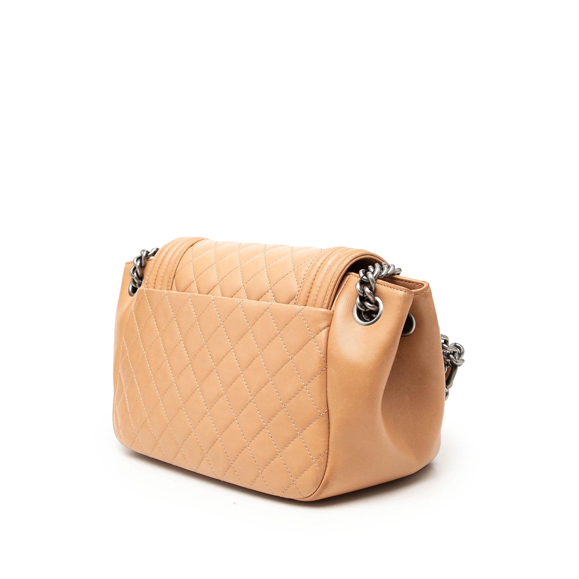 Chanel Quilted Lambskin Accordion Boy Flap - image 2