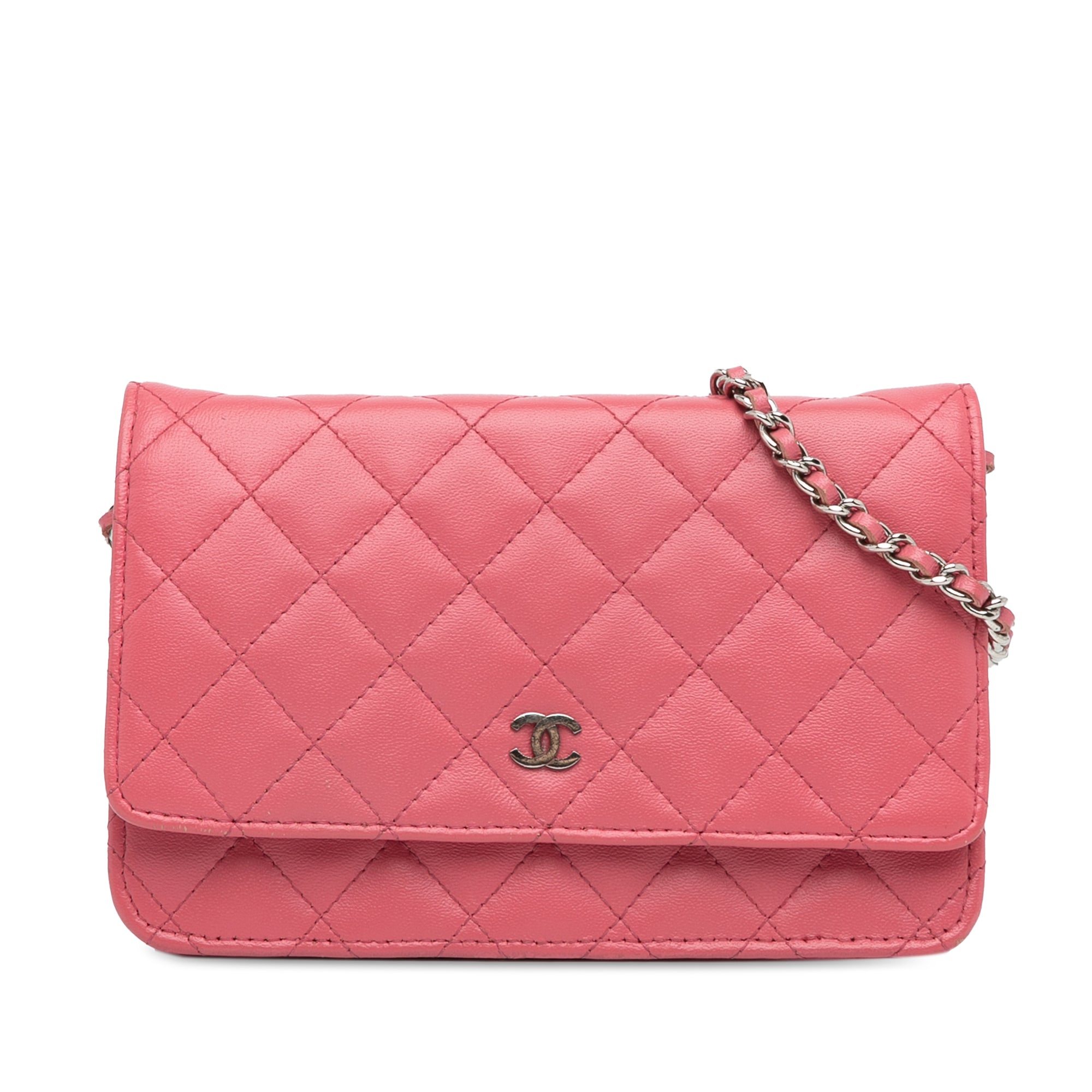 Chanel Classic Lambskin Wallet on Chain - image 1