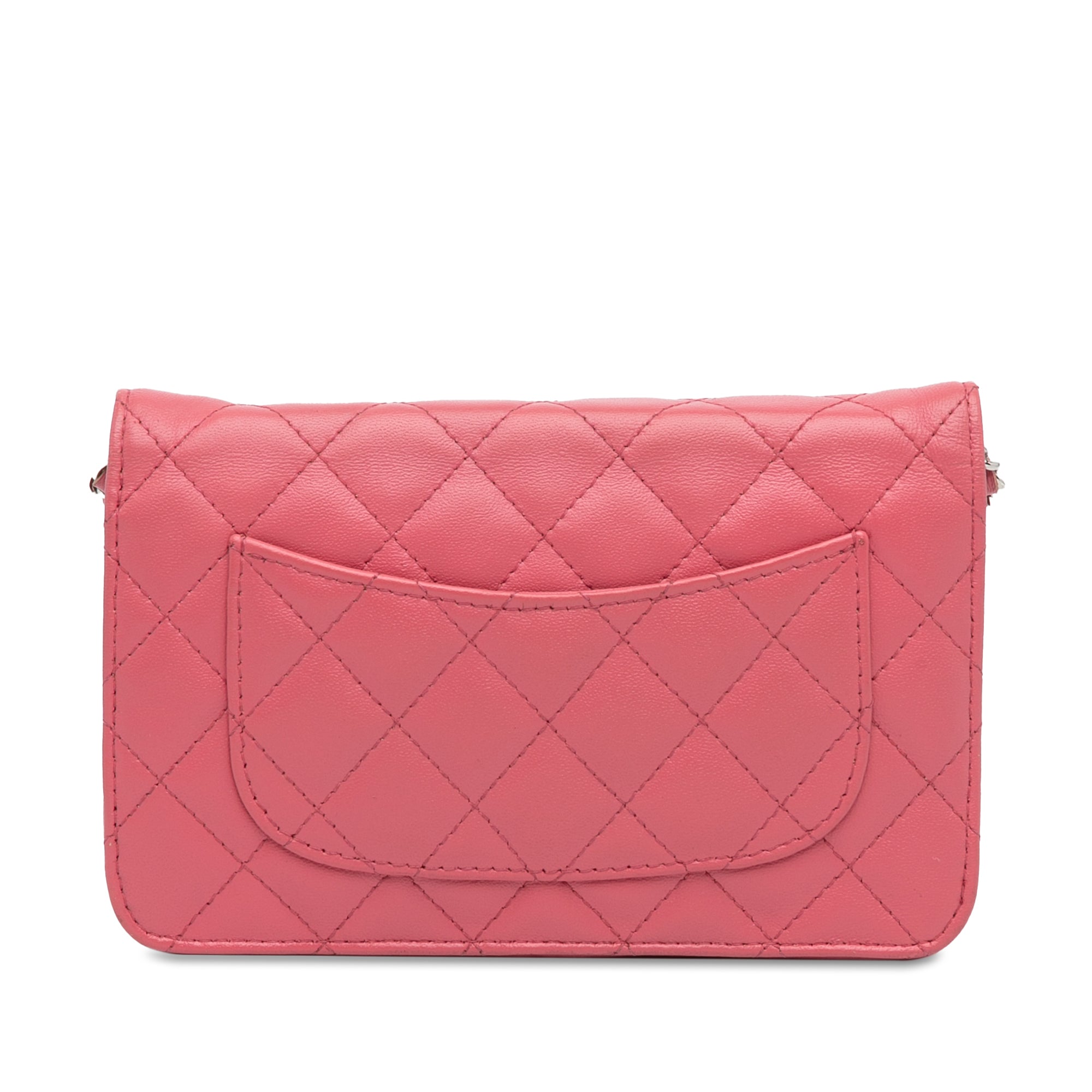 Chanel Classic Lambskin Wallet on Chain - image 4