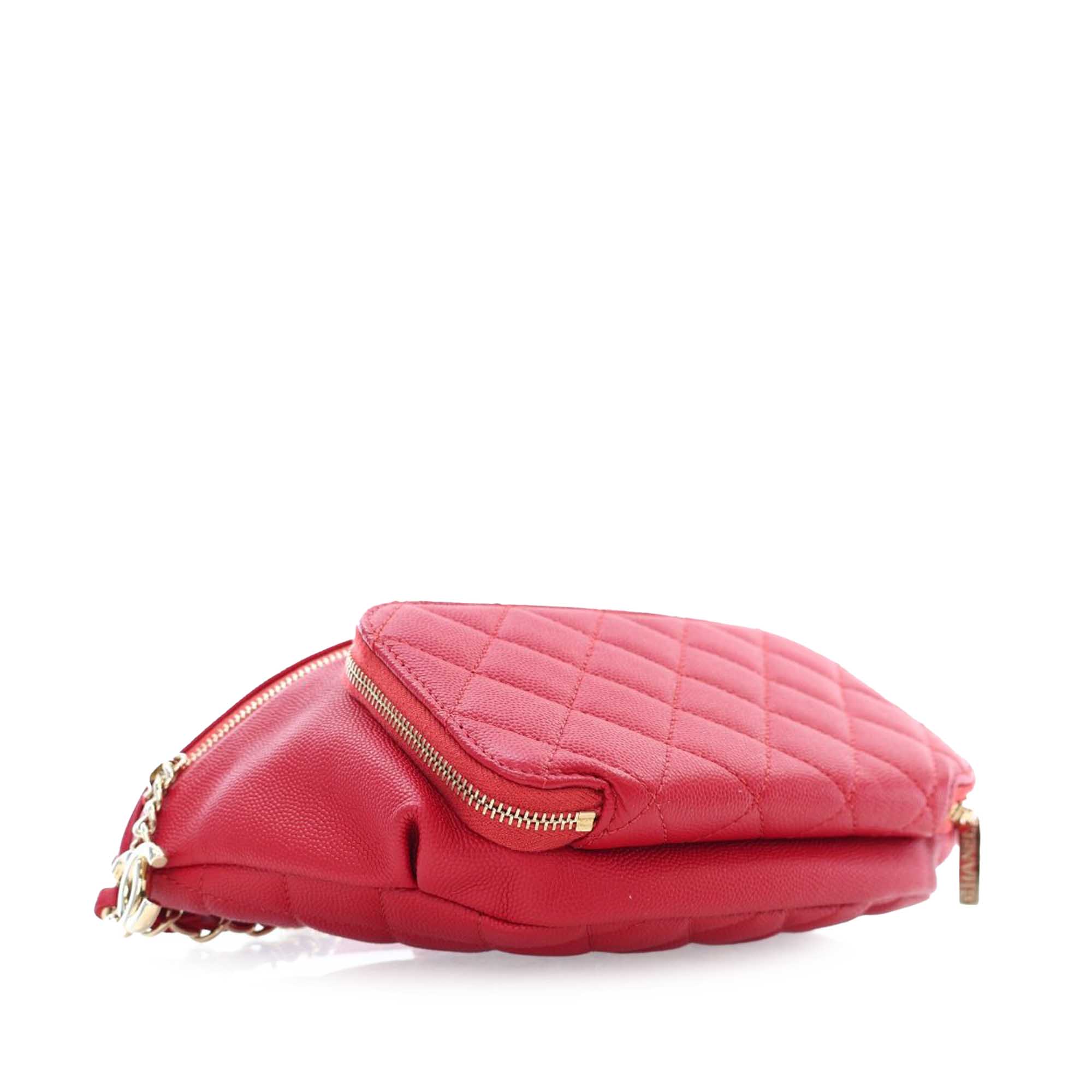 Chanel Quilted Caviar Business Affinity Belt Bag - image 6