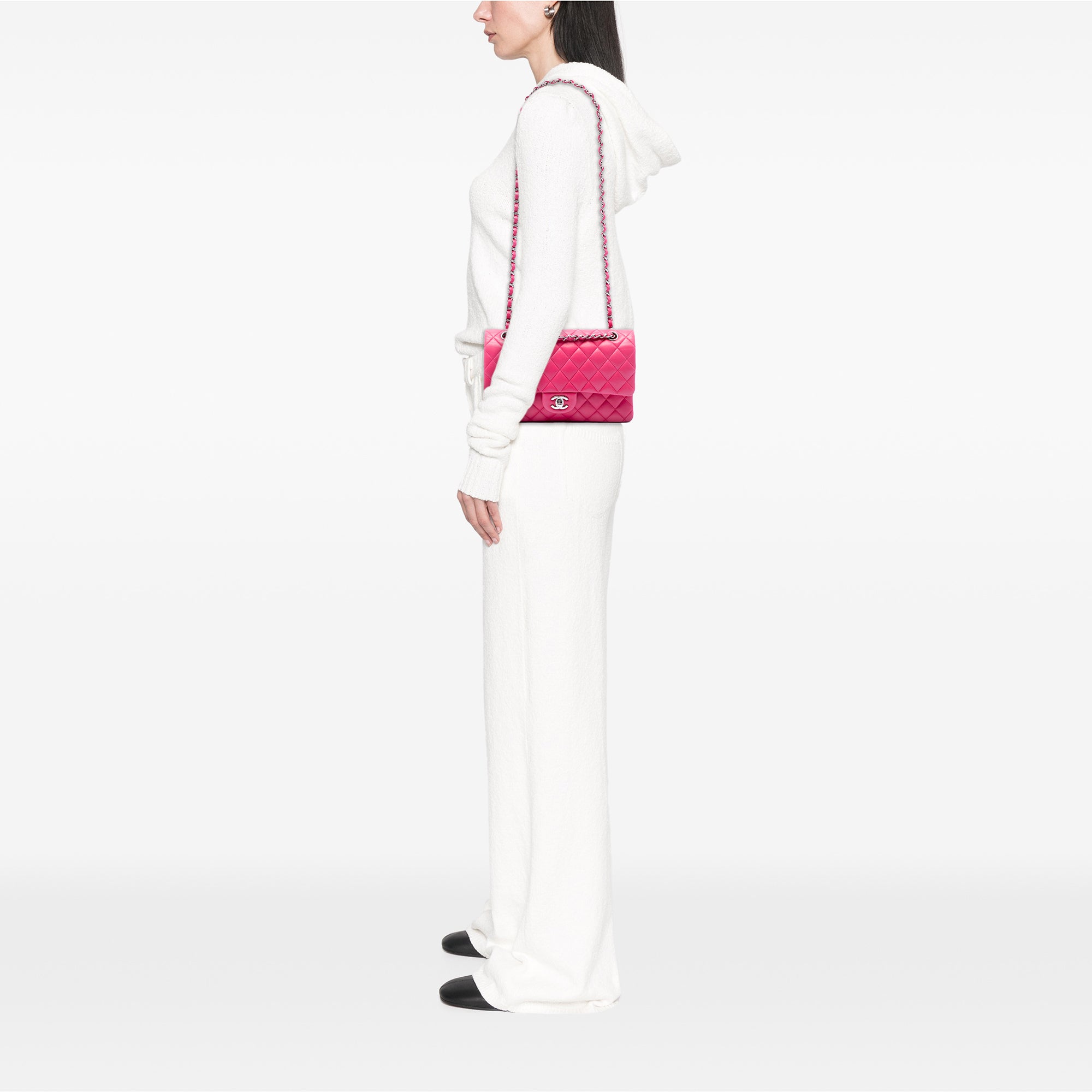 Chanel Medium Classic Lambskin Double Flap - image 6