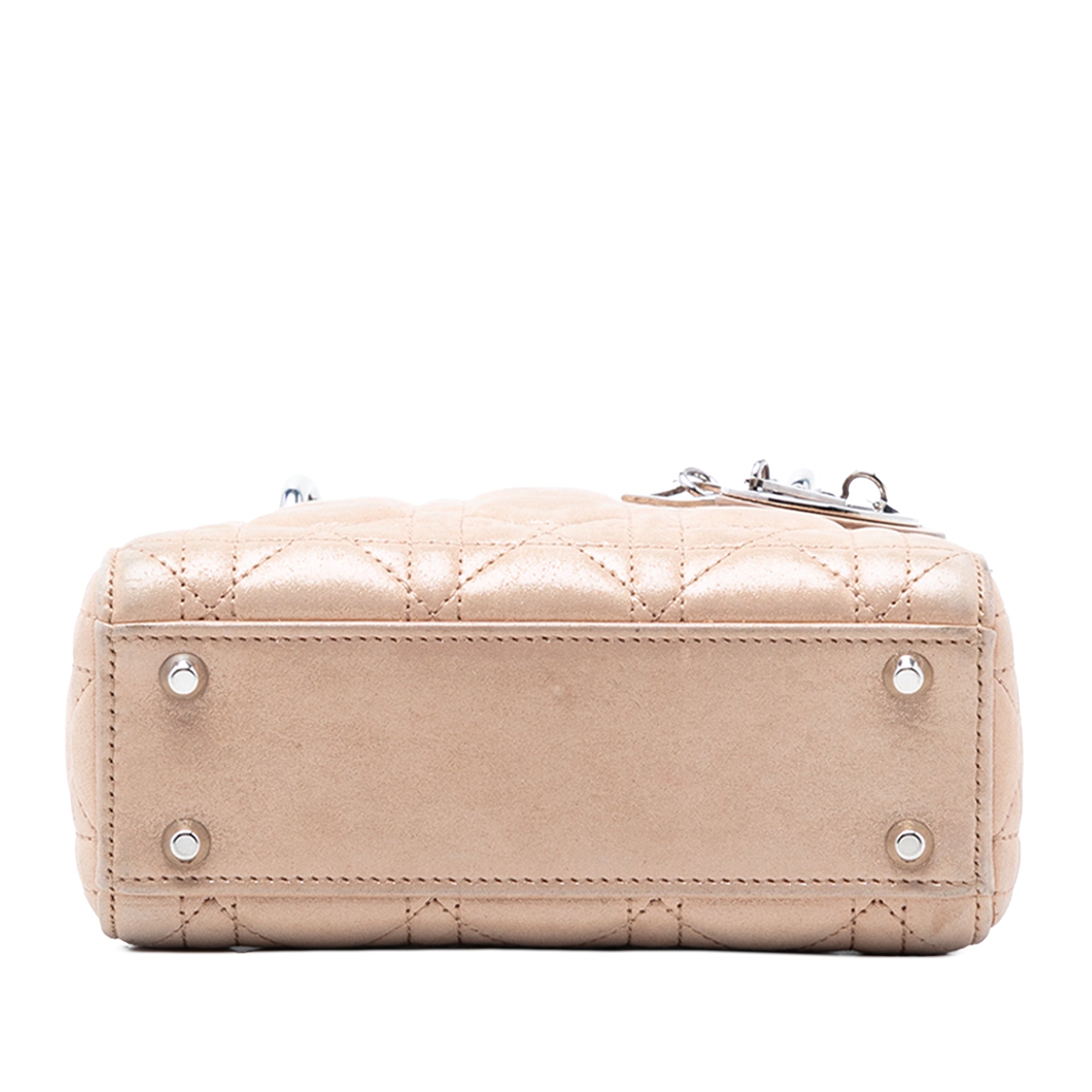 Dior Mini Iridescent Lambskin Cannage Lady Dior - image 3