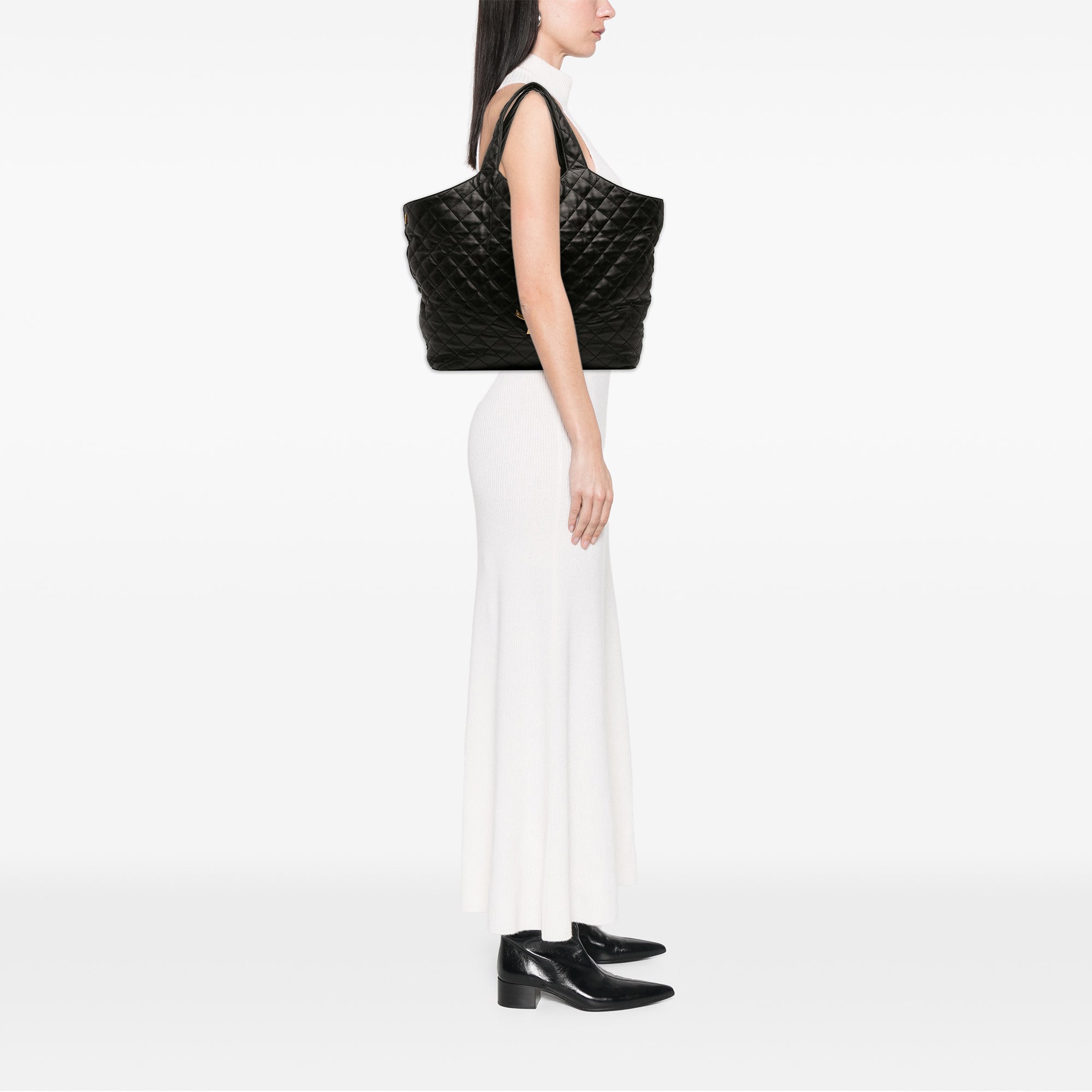 Saint Laurent Maxi Quilted Lambskin Icare Shopping Tote - image 8