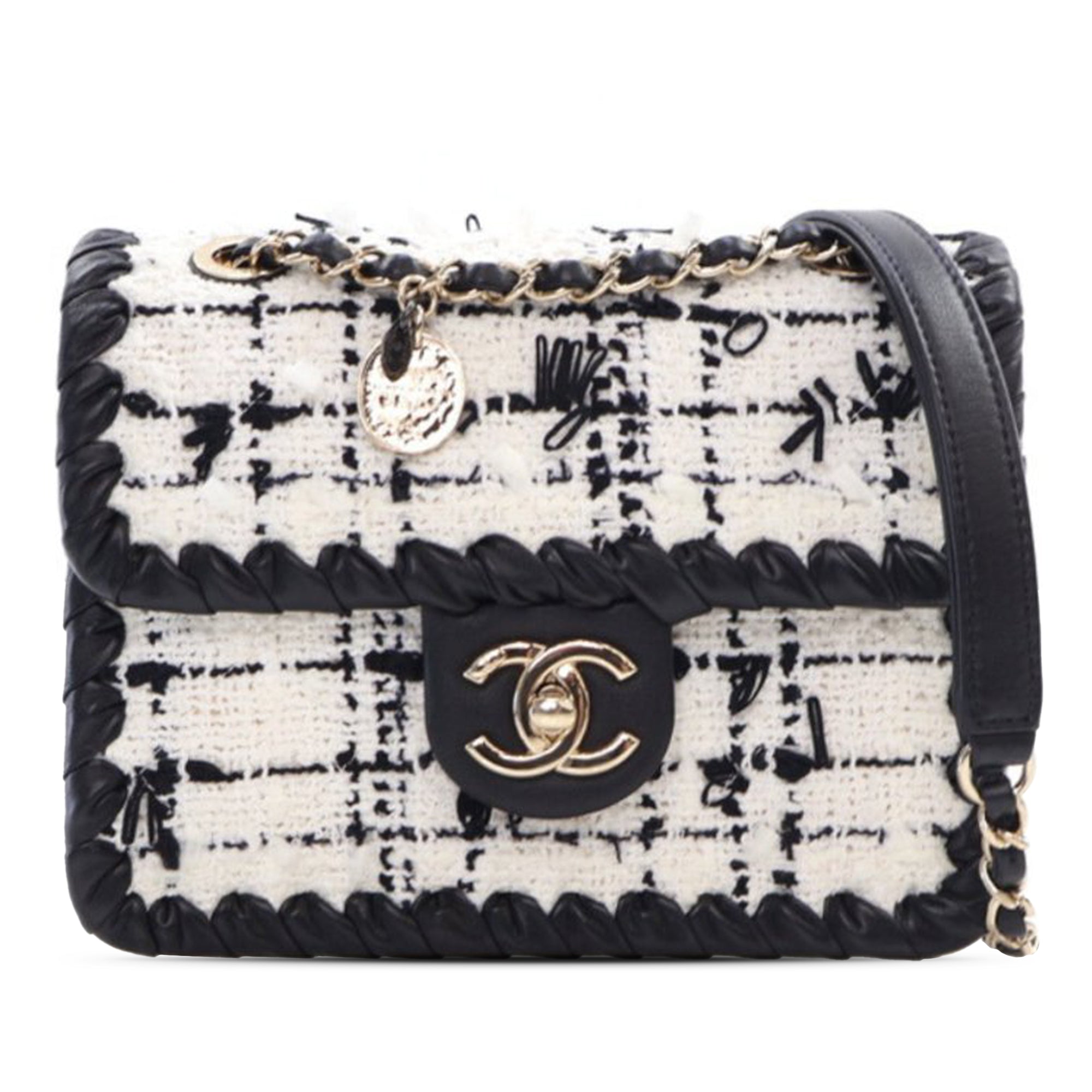 Chanel Mini Tweed My Own Frame Flap - image 1