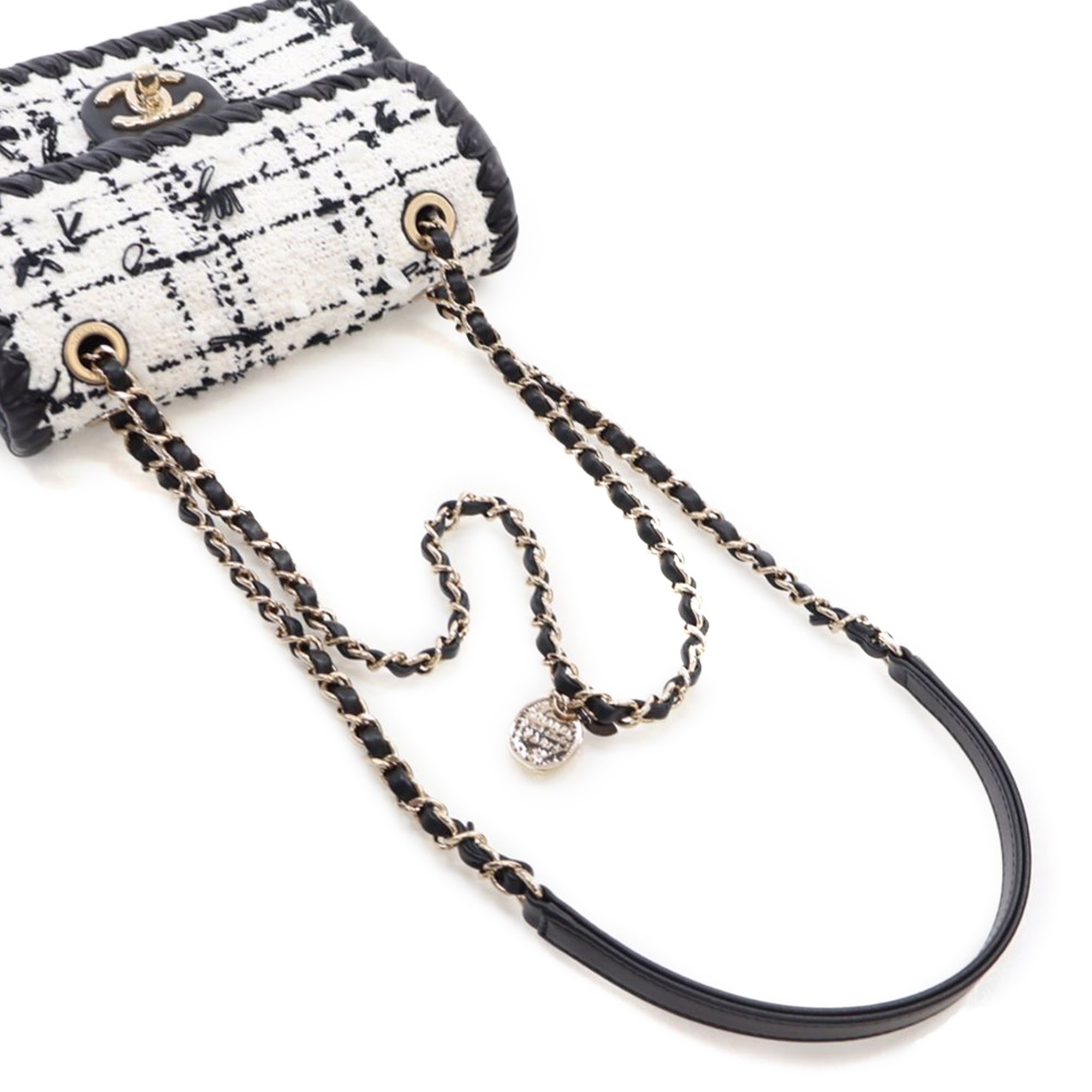Chanel Mini Tweed My Own Frame Flap - image 10