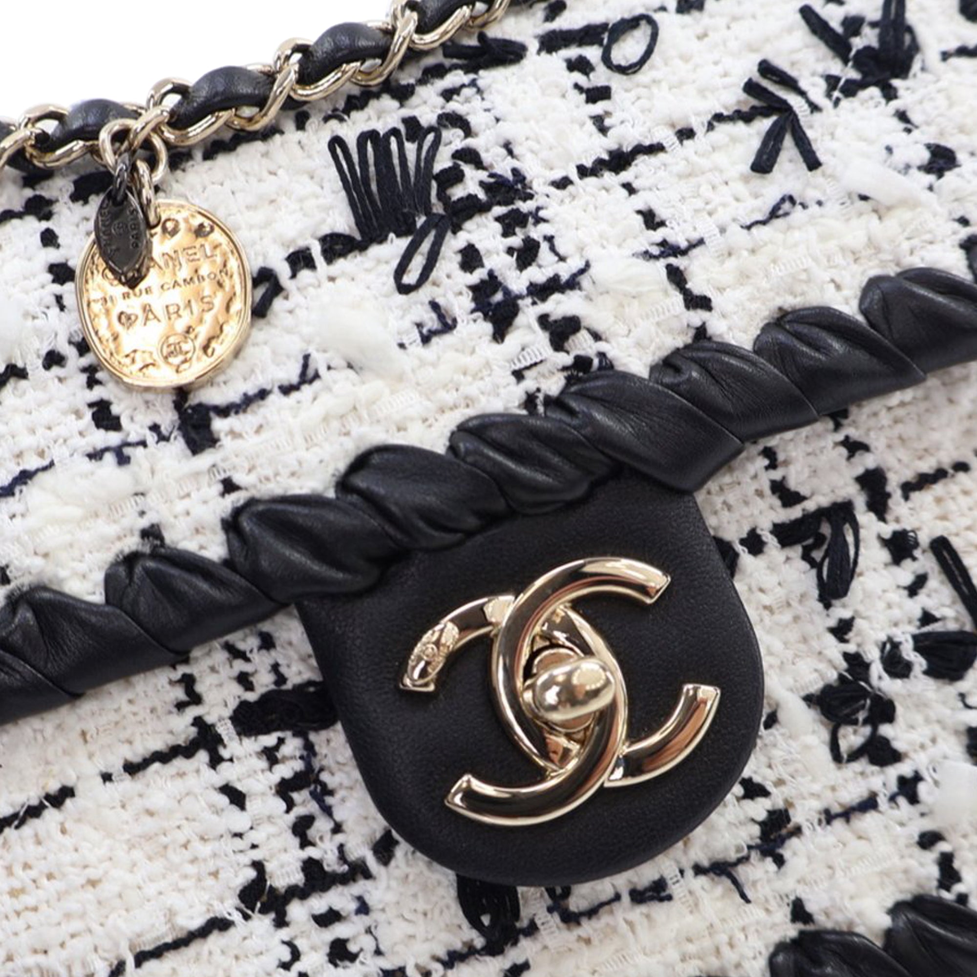 Chanel Mini Tweed My Own Frame Flap - image 6