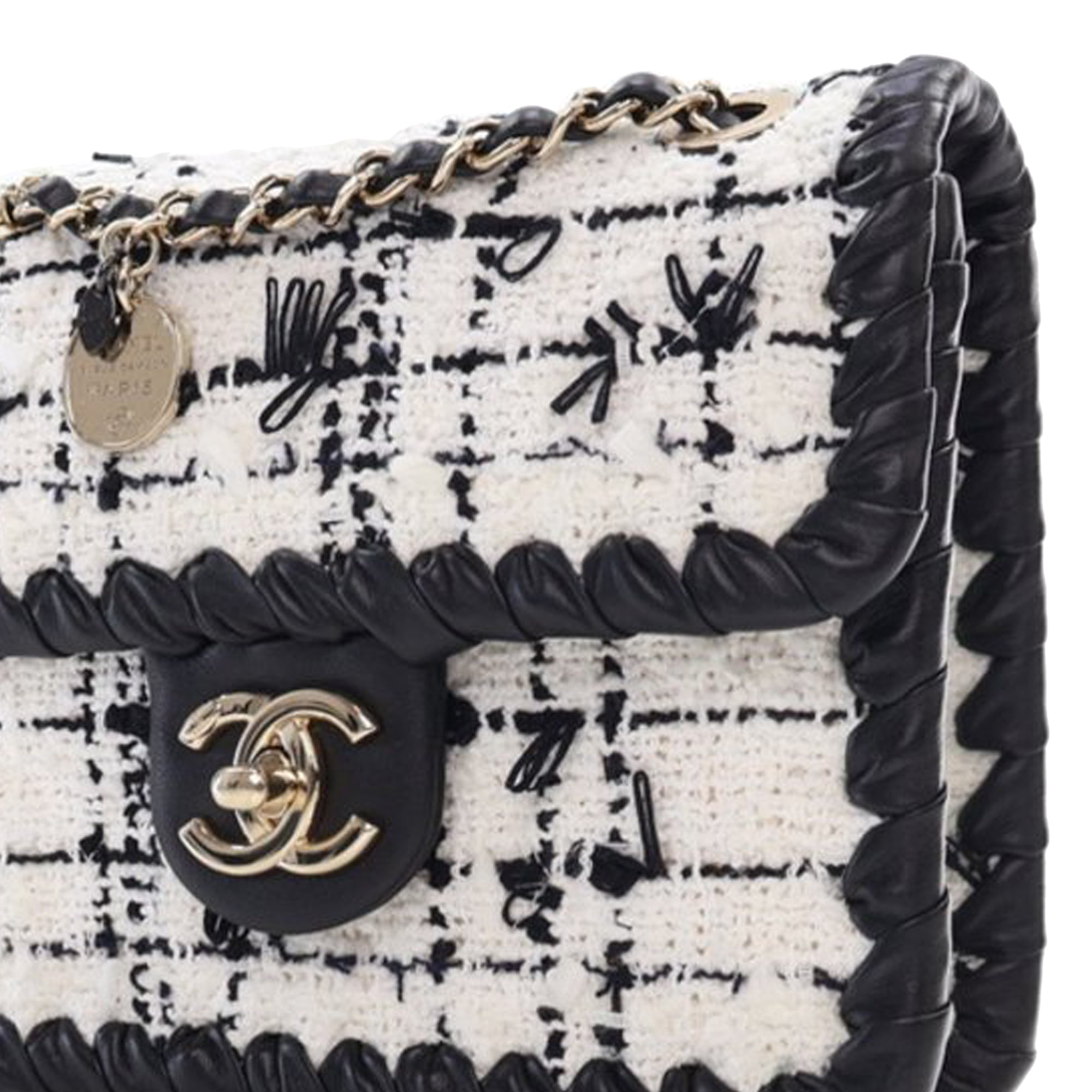 Chanel Mini Tweed My Own Frame Flap - image 8