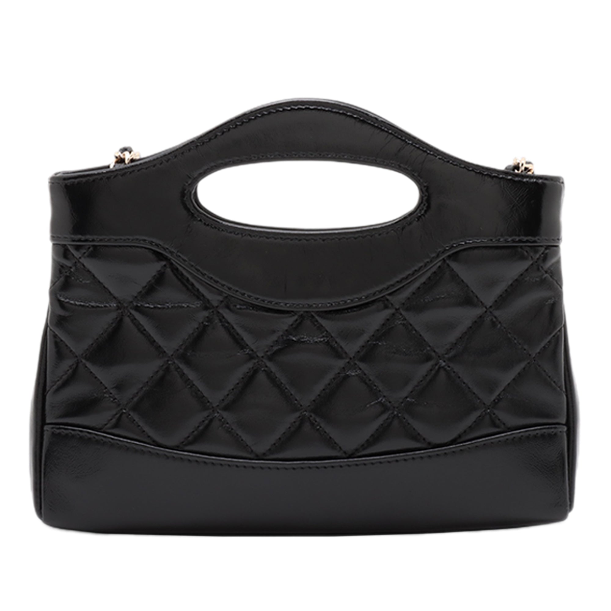 Chanel Nano Quilted Glazed Calfskin 31 Shopping Bag - image 2