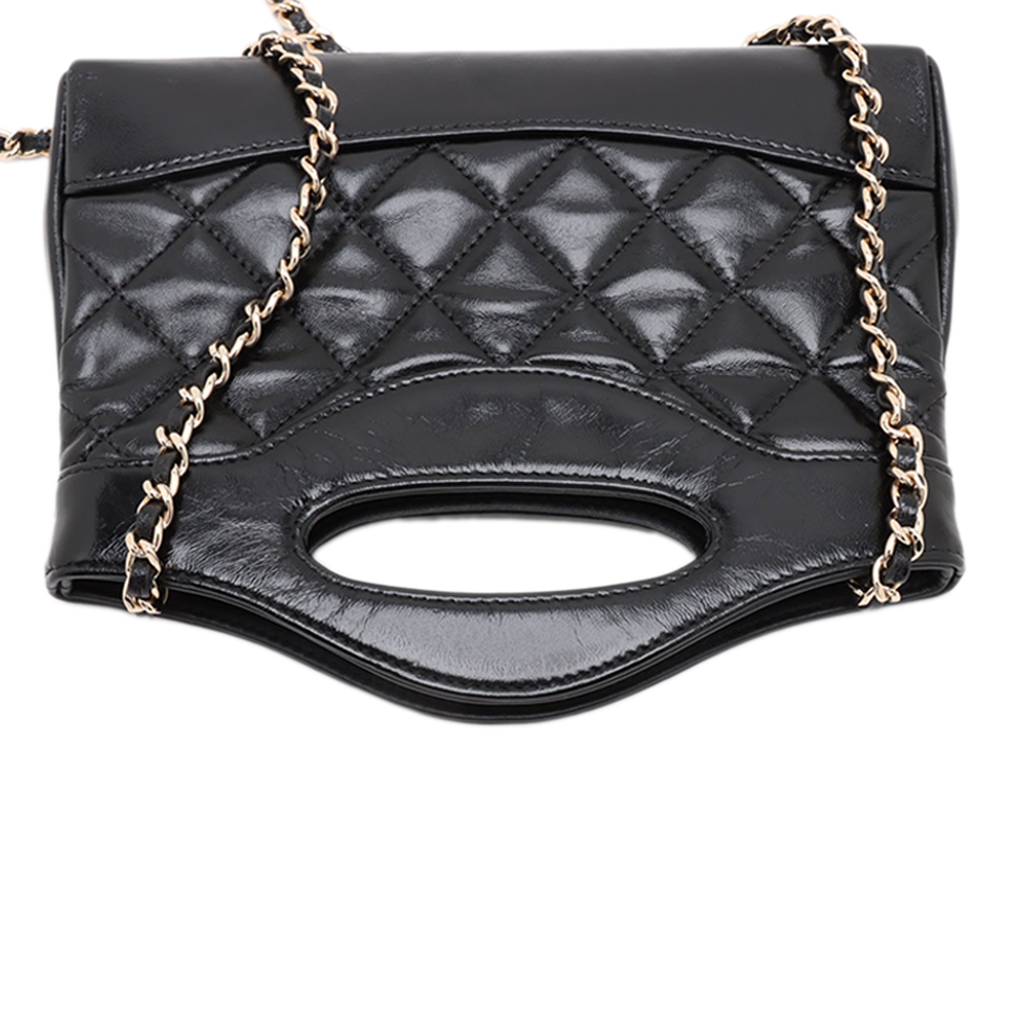Chanel Nano Quilted Glazed Calfskin 31 Shopping Bag - image 5