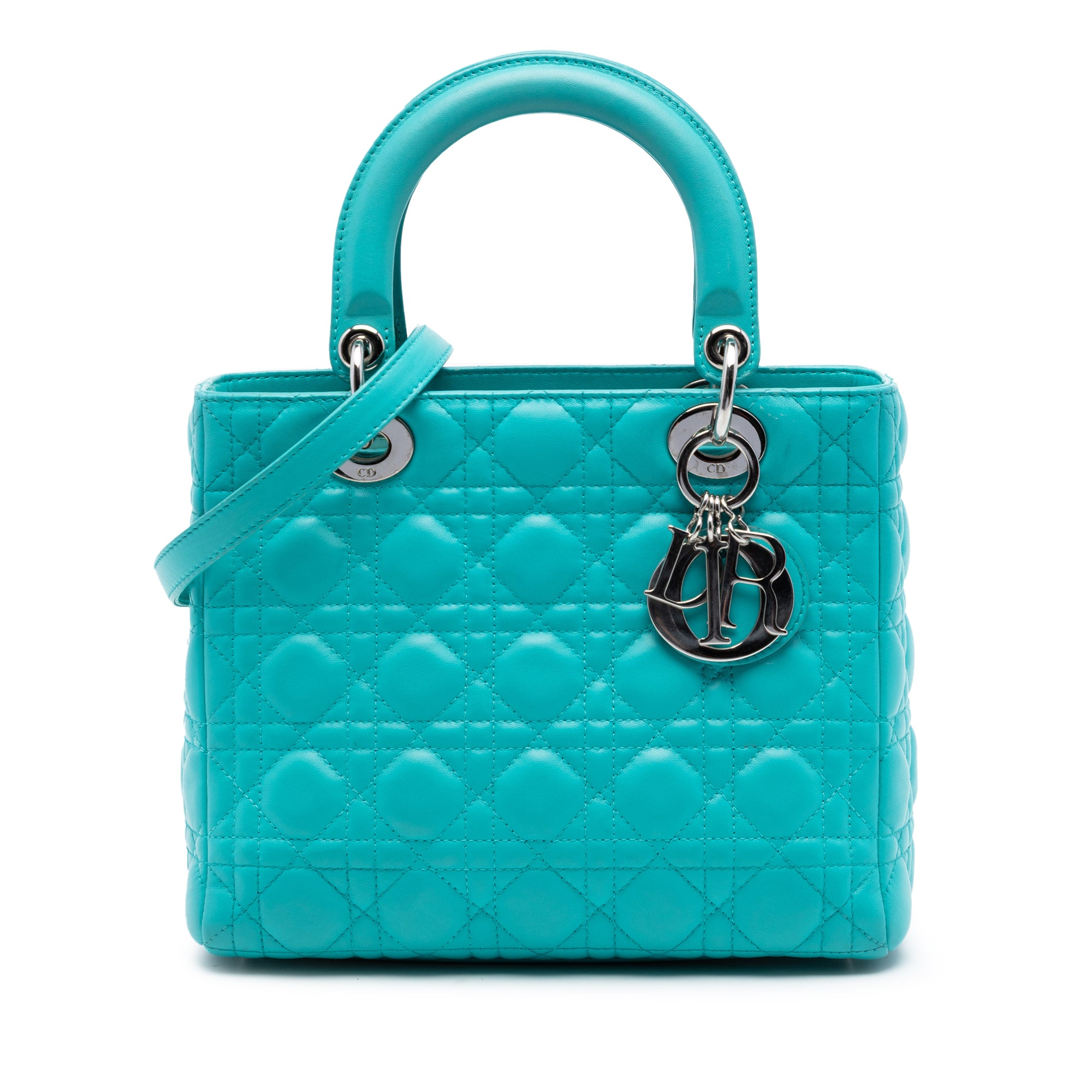 Dior Medium Lambskin Cannage Lady Dior - image 1