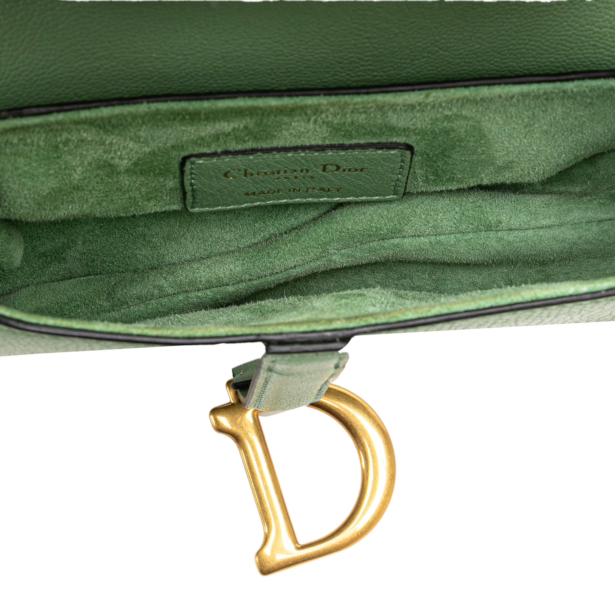 Dior Mini Calfskin Saddle Bag - image 4