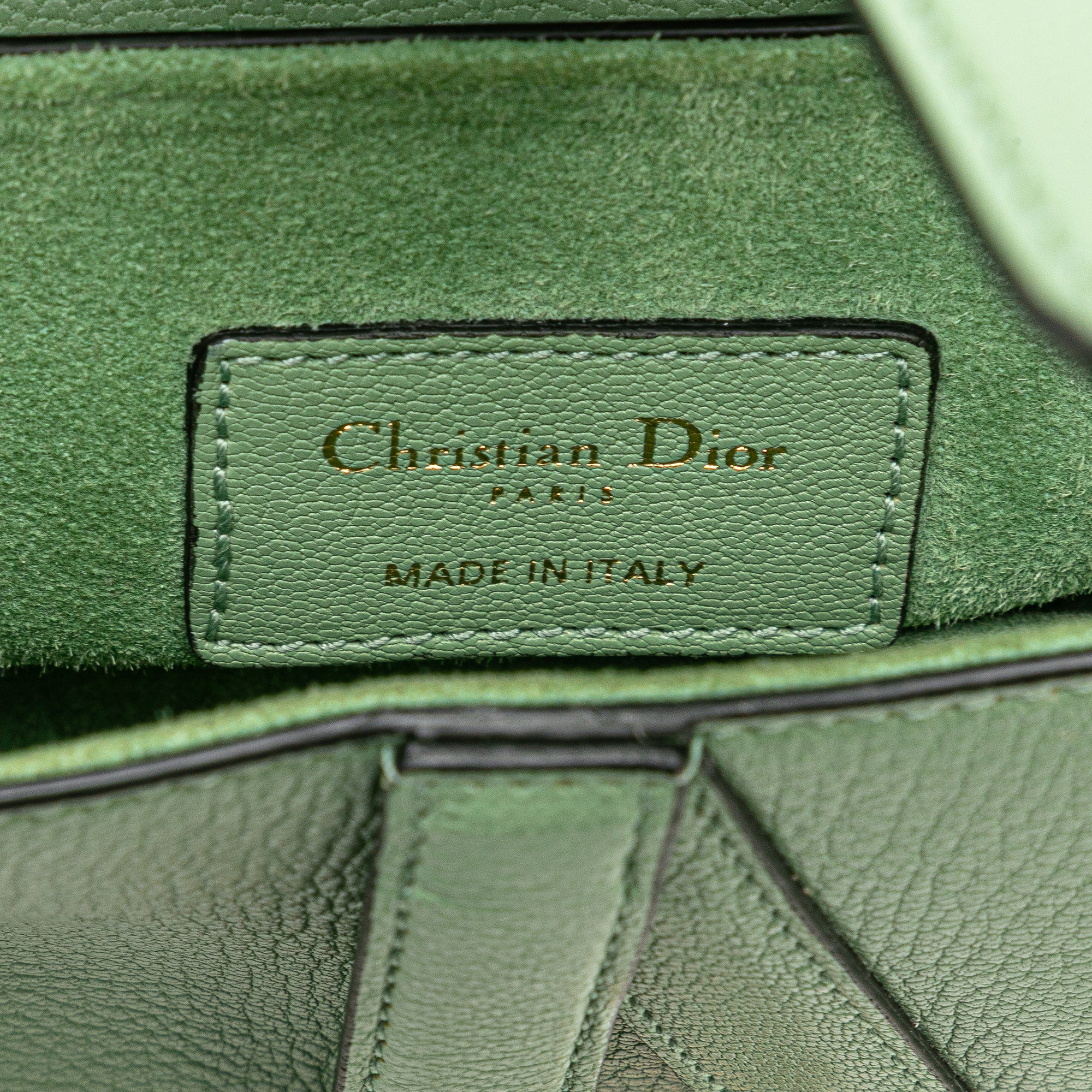 Dior Mini Calfskin Saddle Bag - image 5