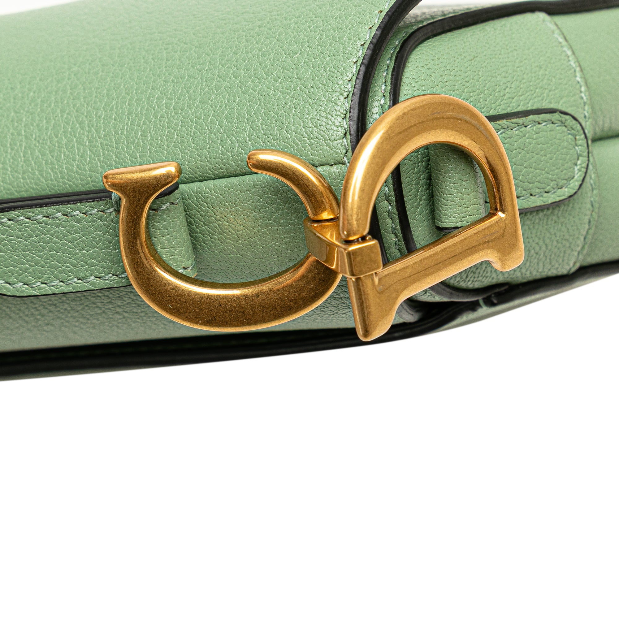 Dior Mini Calfskin Saddle Bag - image 8