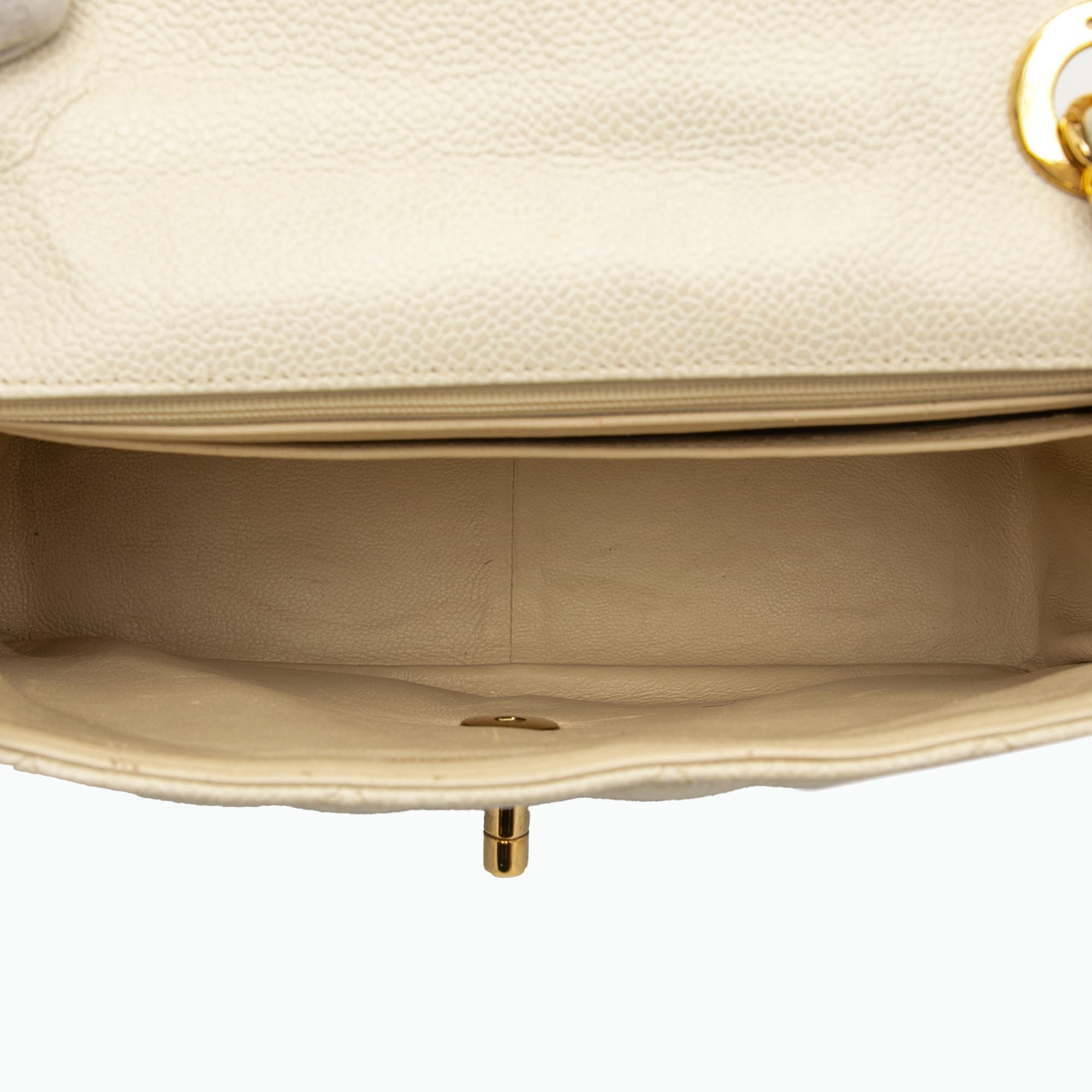 Chanel XL CC Quilted Caviar Square Single Flap - image 4