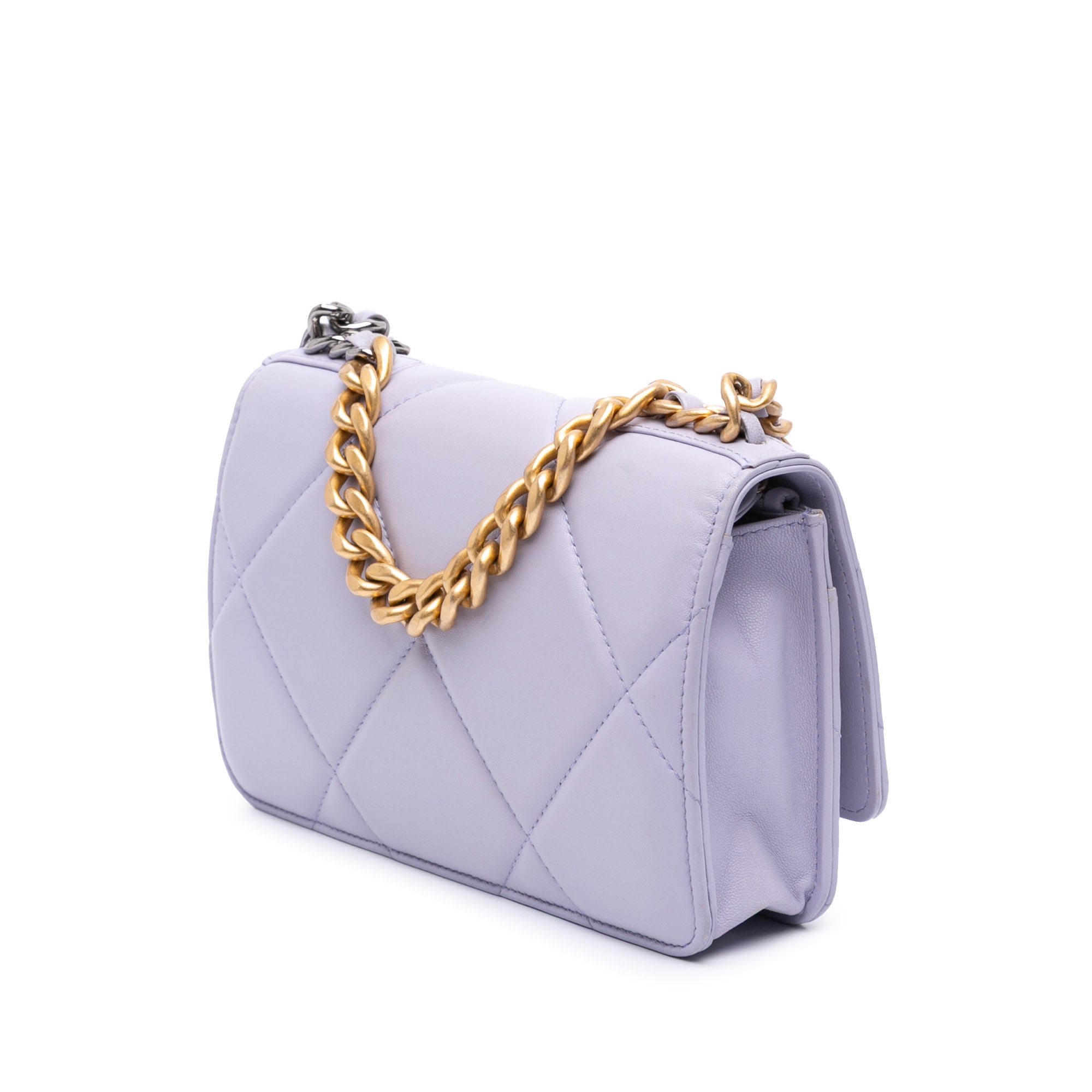 Chanel Quilted Lambskin 19 Wallet on Chain - image 2
