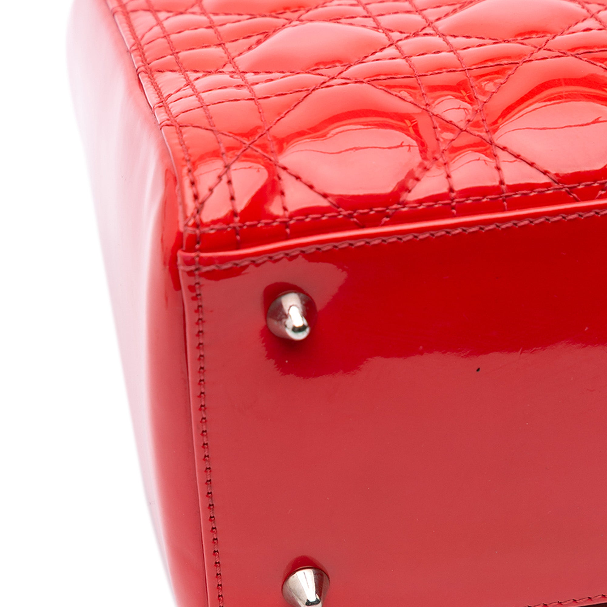 Dior Medium Patent Cannage Lady Dior - image 8
