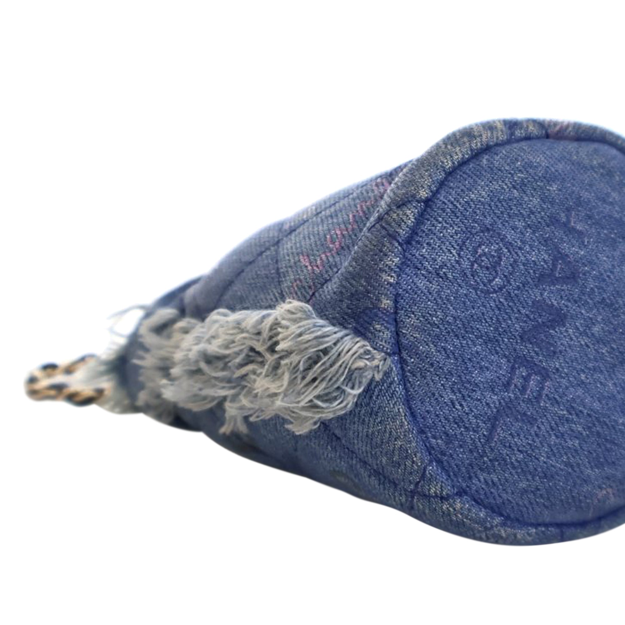 Chanel Mini Denim Mood Bucket with Chain - image 12