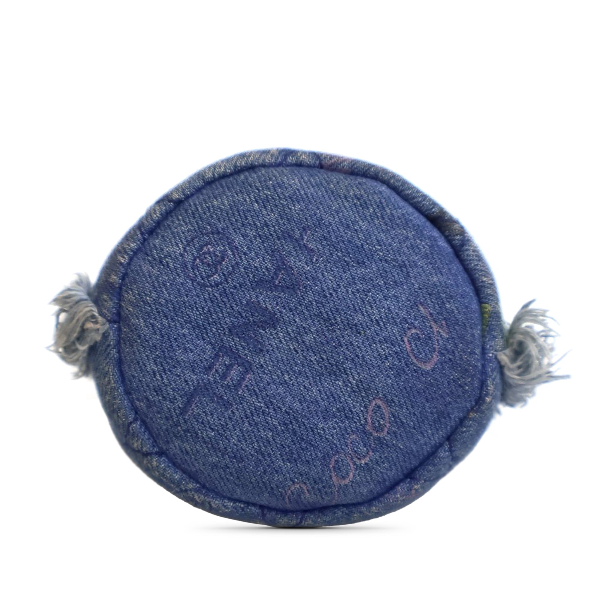 Chanel Mini Denim Mood Bucket with Chain - image 3