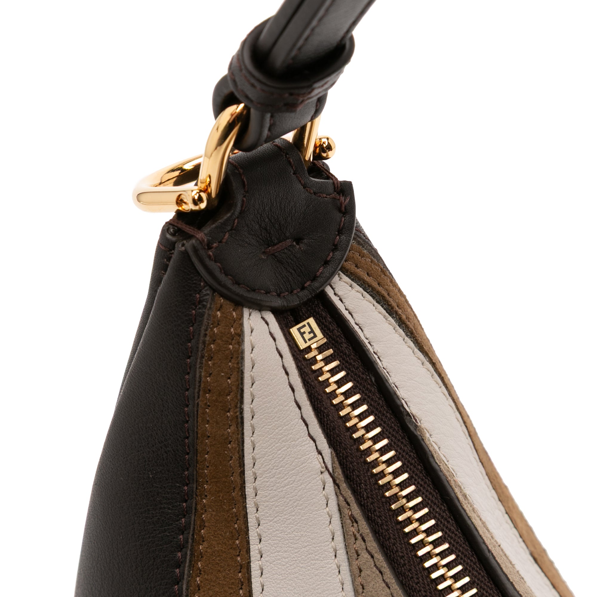 Fendi Small Calfskin and Suede Rainbow Fendigraphy - image 10