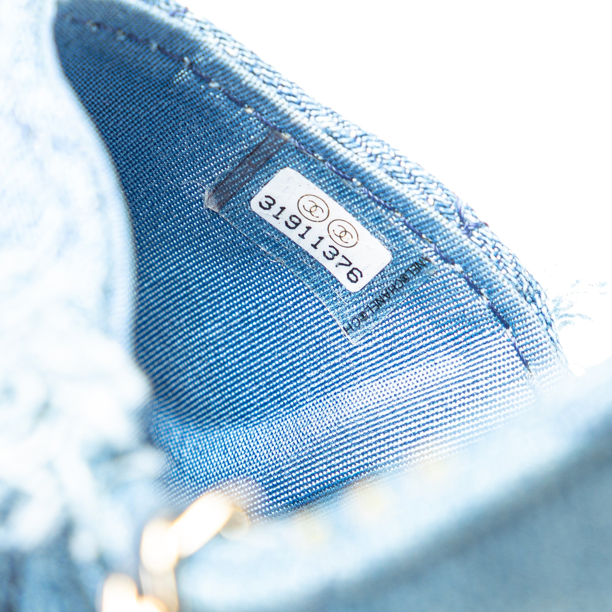 Chanel Mini Denim Mood Clutch with Chain - image 6