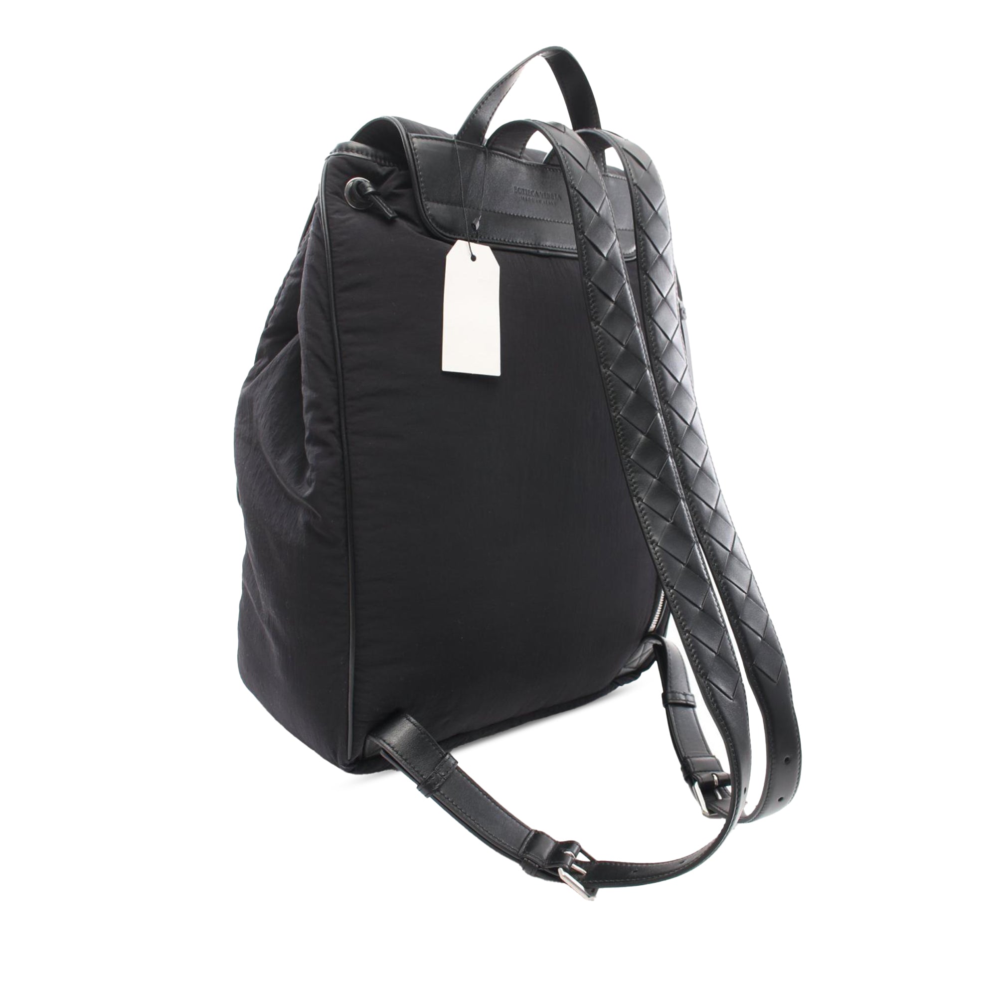 Bottega Veneta Intrecciato Trimmed Nylon Crossroad Backpack - image 2