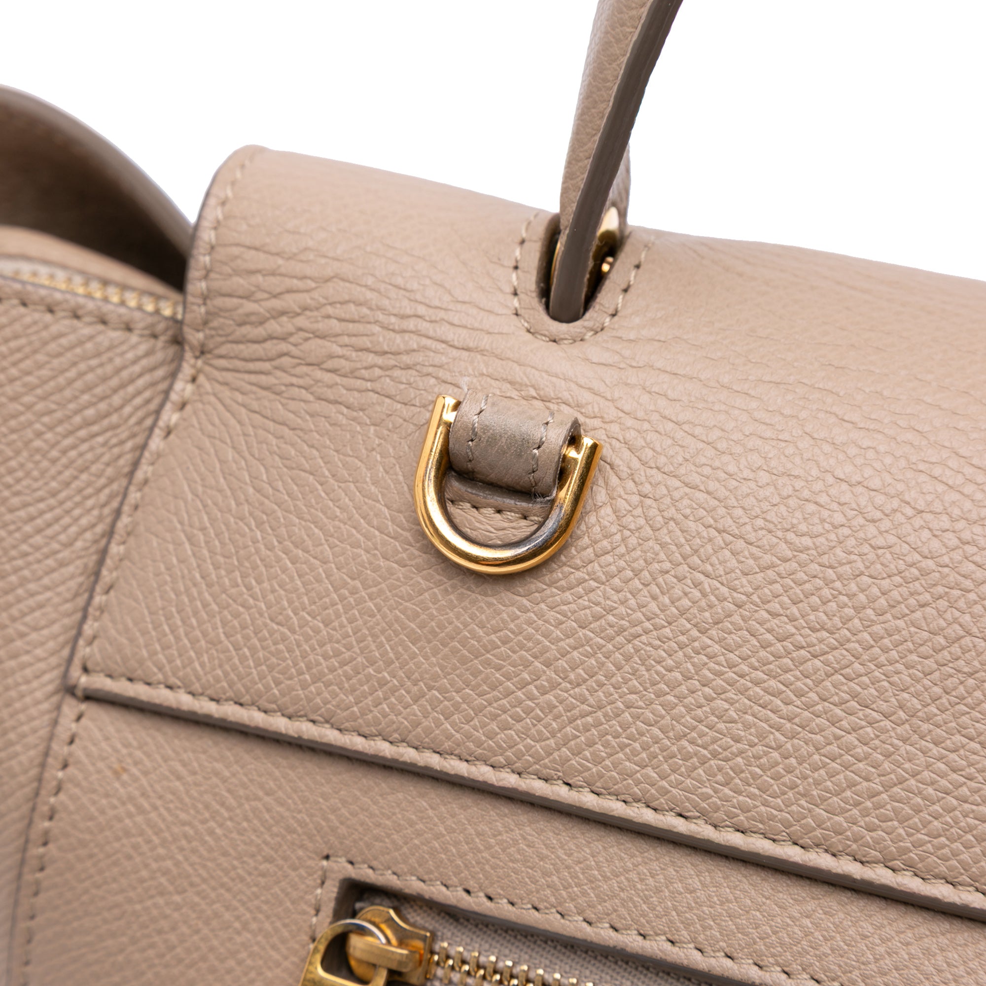 Celine Mini Leather Belt Bag Satchel