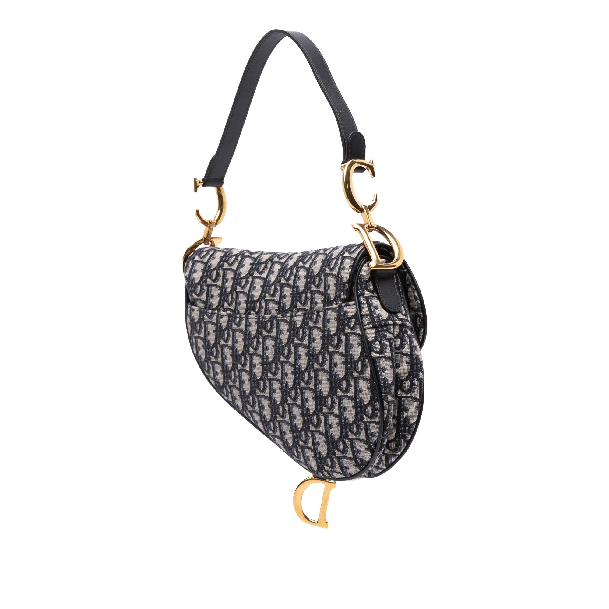Dior Oblique Canvas Saddle Bag - image 2