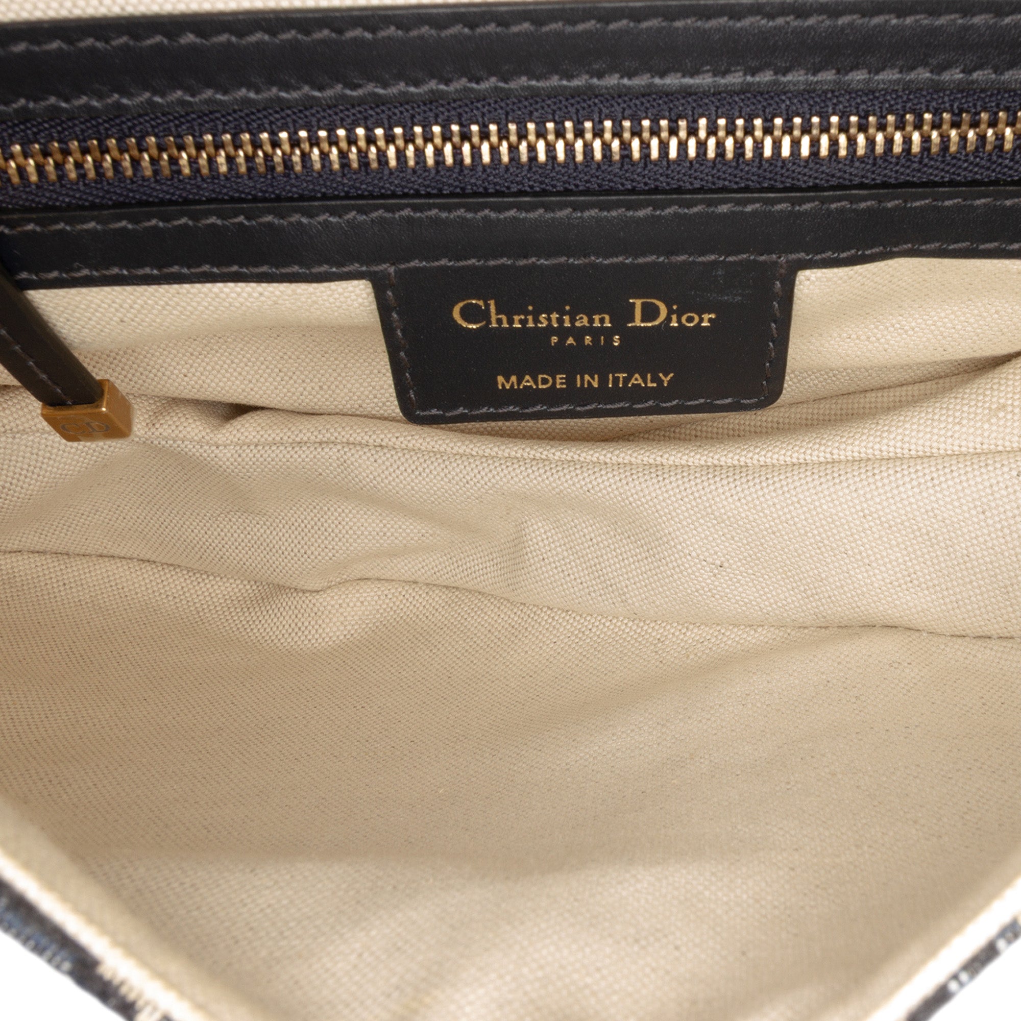 Dior Oblique Canvas Saddle Bag - image 4
