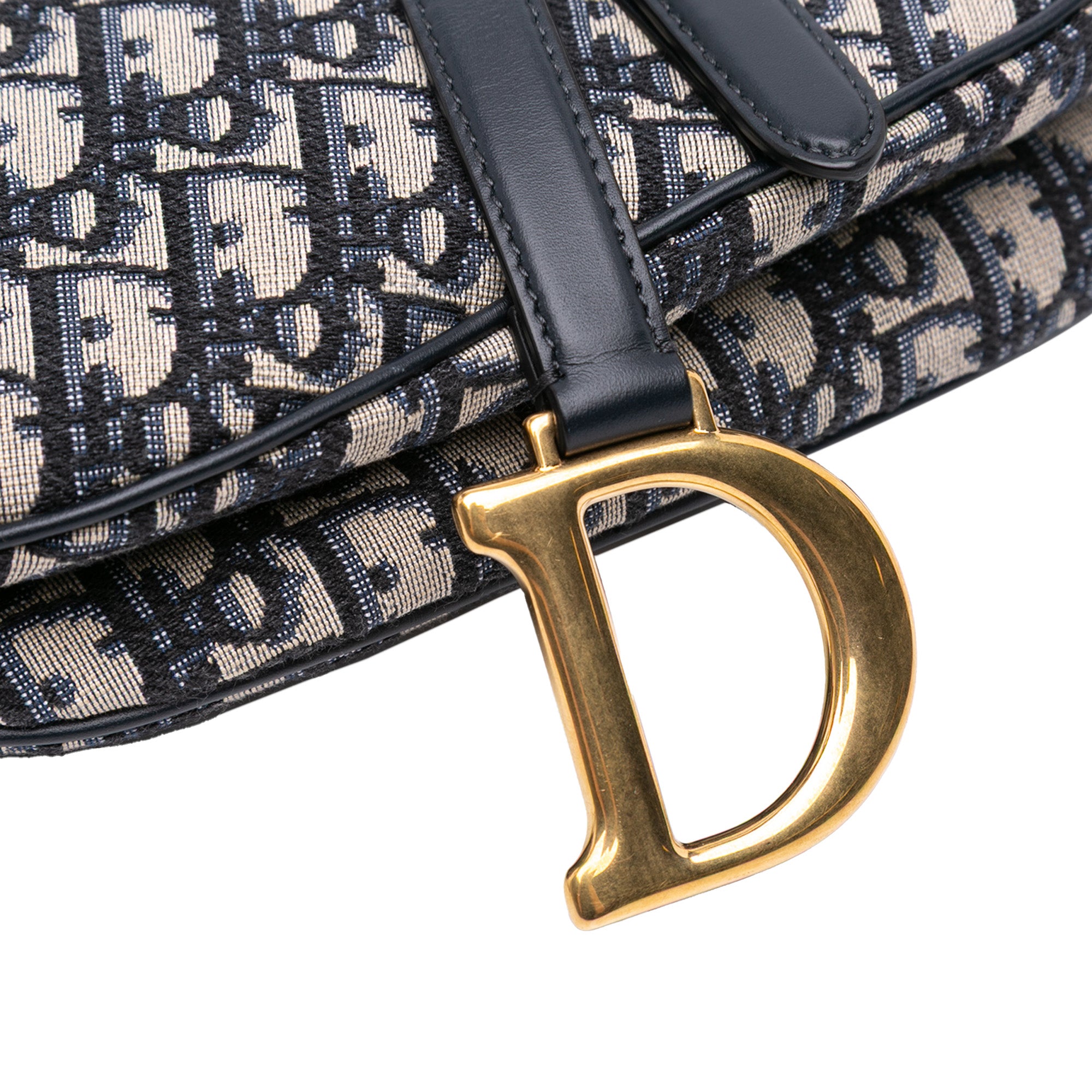 Dior Oblique Canvas Saddle Bag - image 6