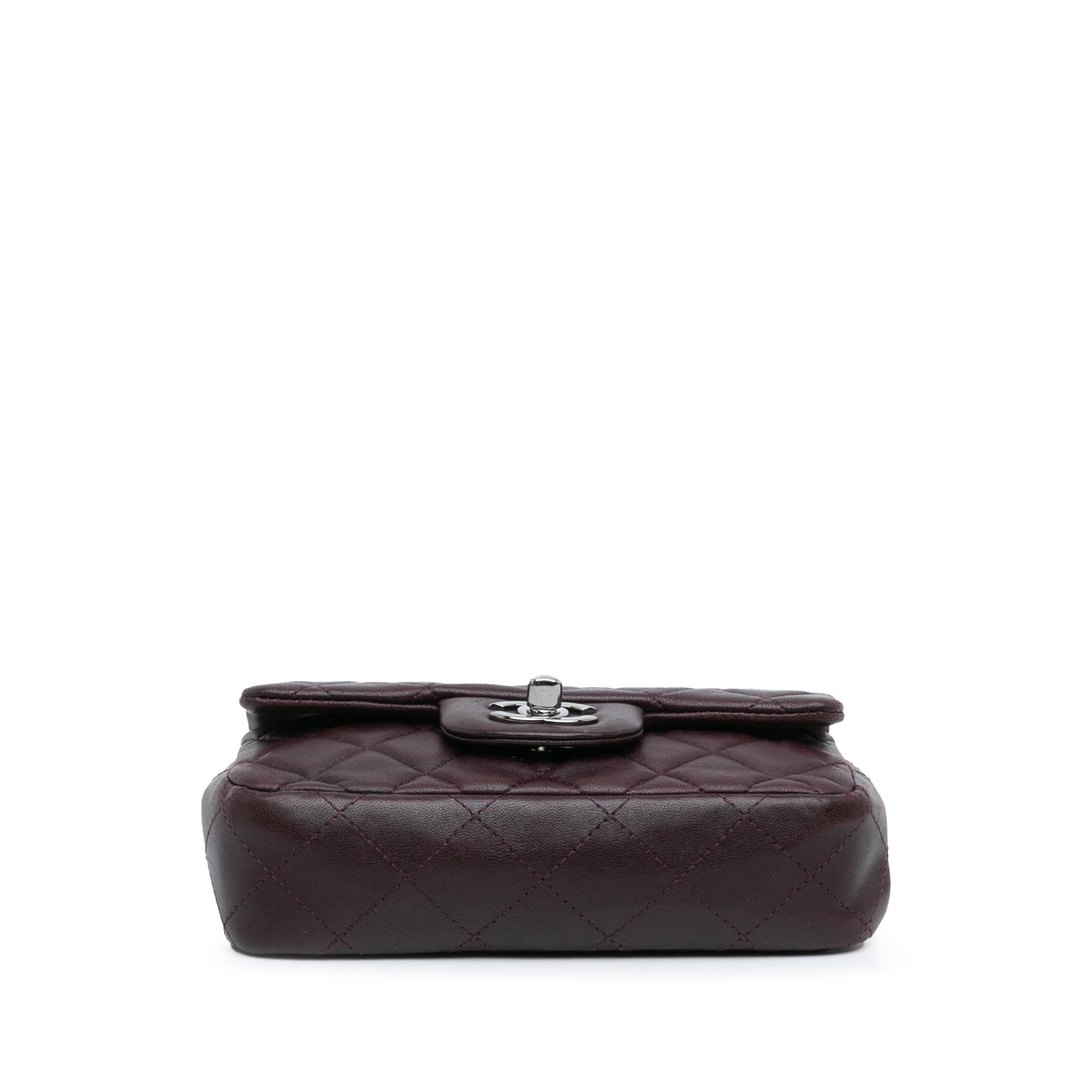 Chanel Extra Mini Rectangular Classic Lambskin Single Flap - image 3