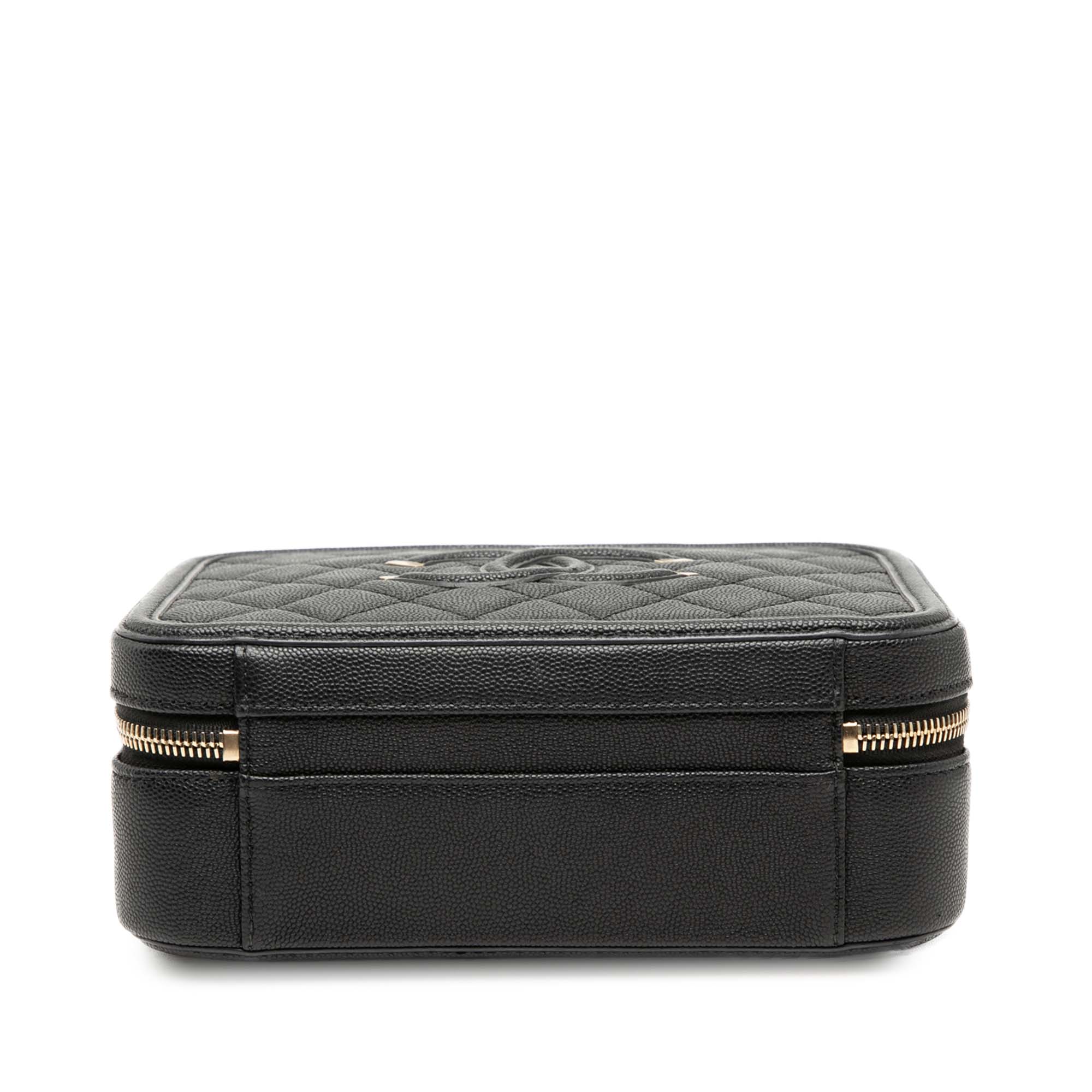 Chanel Medium Caviar CC Filigree Vanity Case - image 3