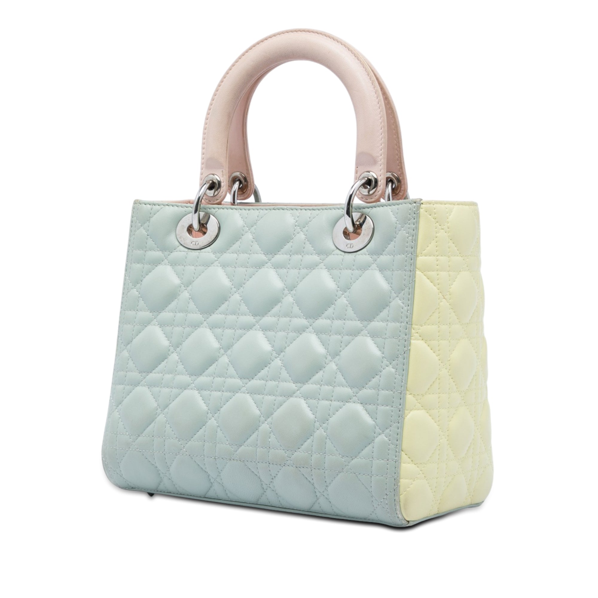 Dior Medium Tricolor Lambskin Cannage Lady Dior - image 2