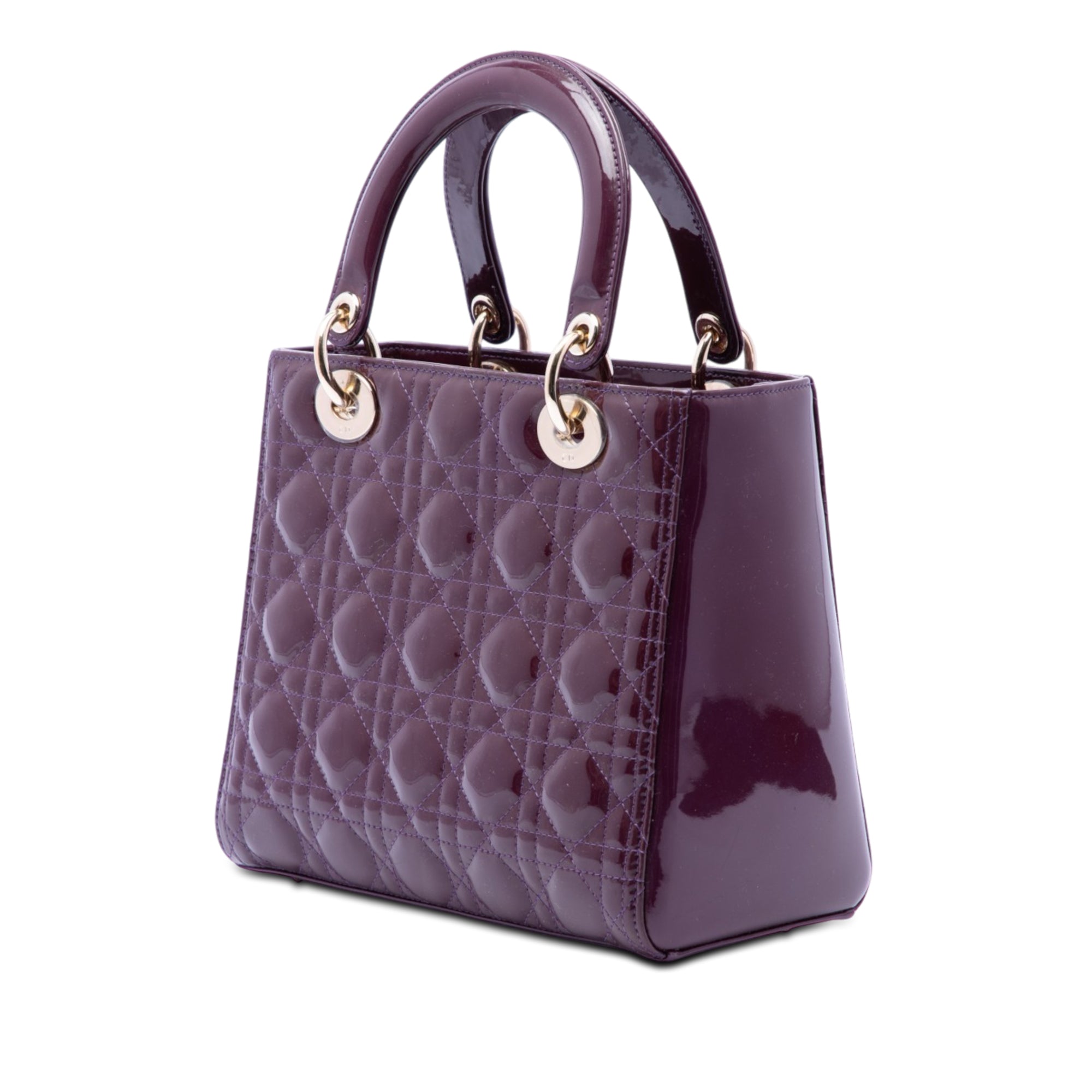Dior Medium Patent Cannage Lady Dior - image 2