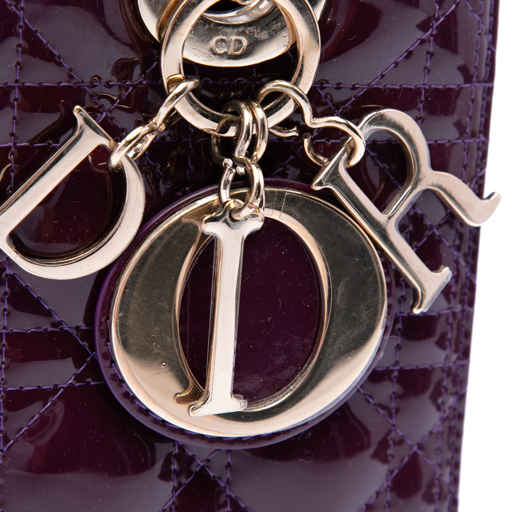 Dior Medium Patent Cannage Lady Dior - image 5