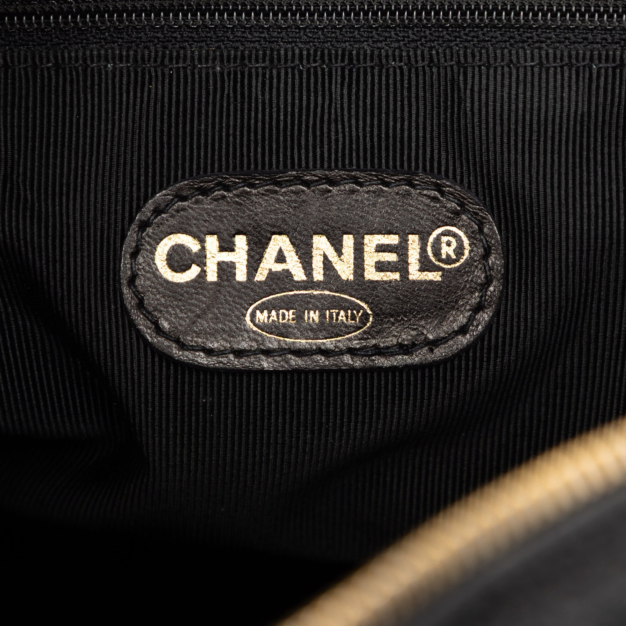 Chanel Triple CC Caviar Zip Tote - image 5