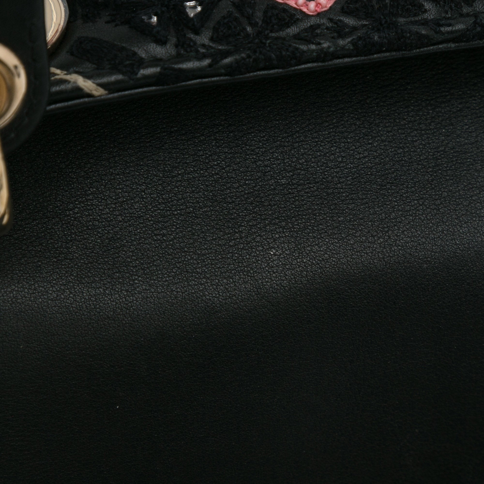 Dior Mini Calfskin Embroidered Lady Dior - image 10