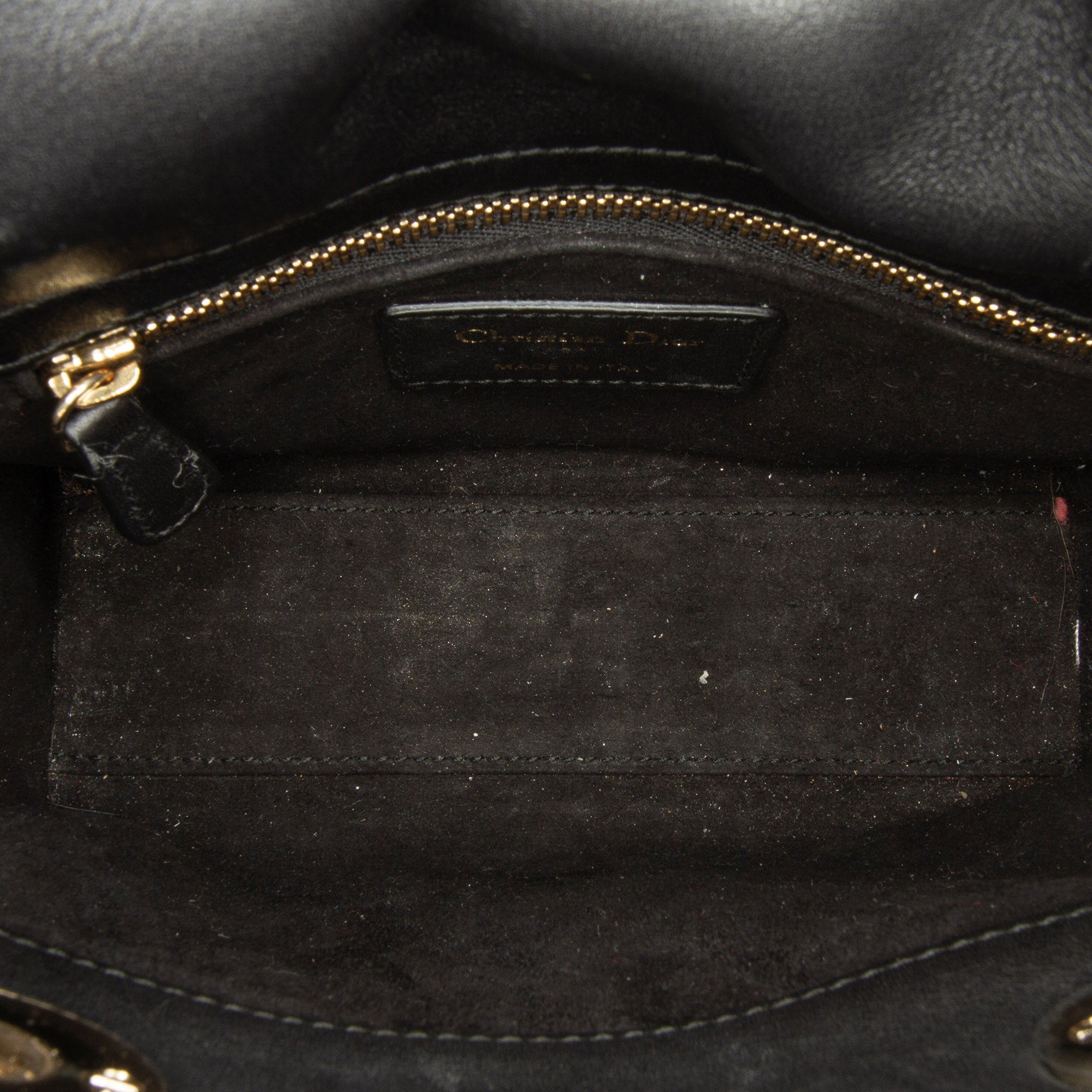 Dior Mini Calfskin Embroidered Lady Dior - image 6
