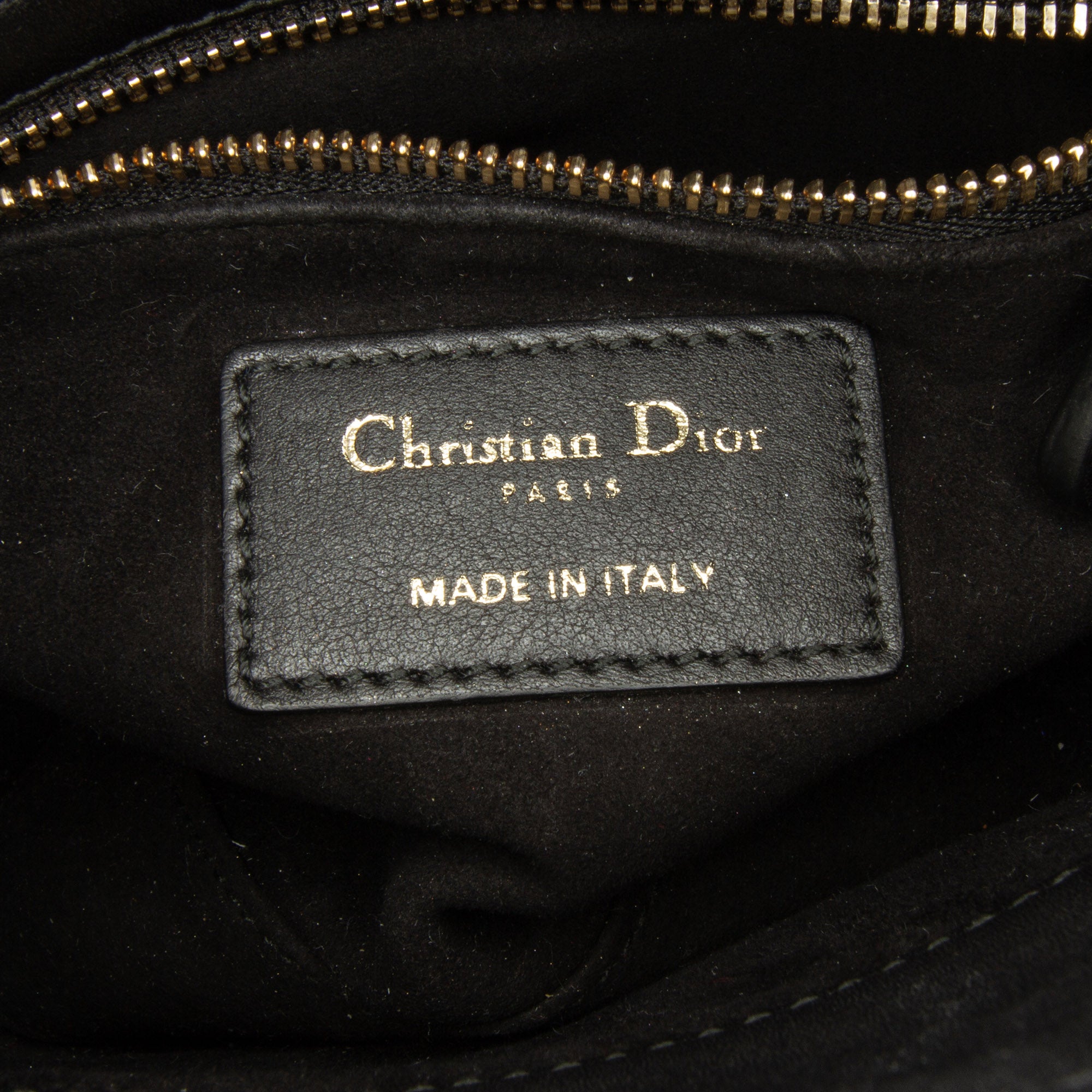 Dior Mini Calfskin Embroidered Lady Dior - image 8
