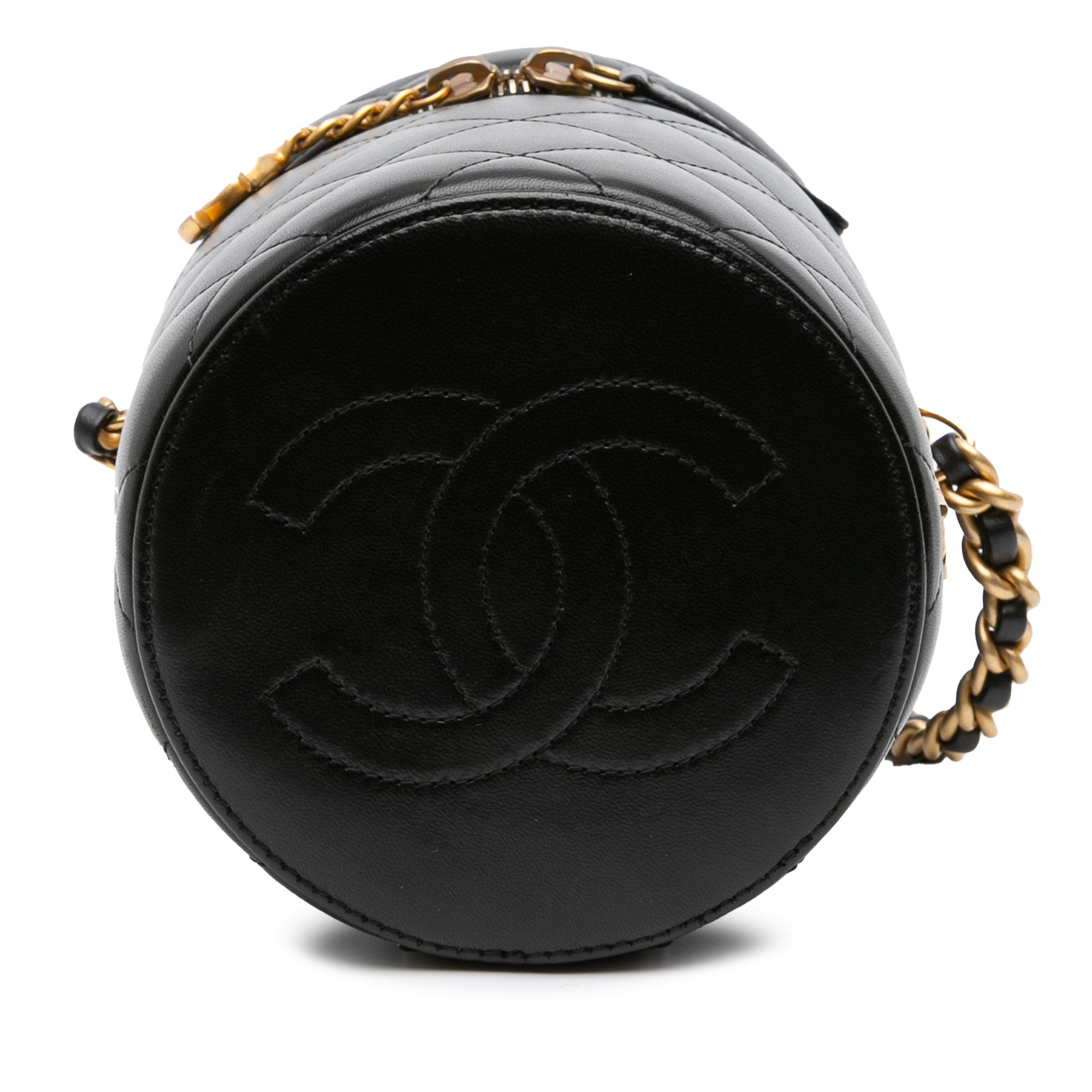 Chanel Small Quilted Lambskin Side Note Vanity Case - image 3
