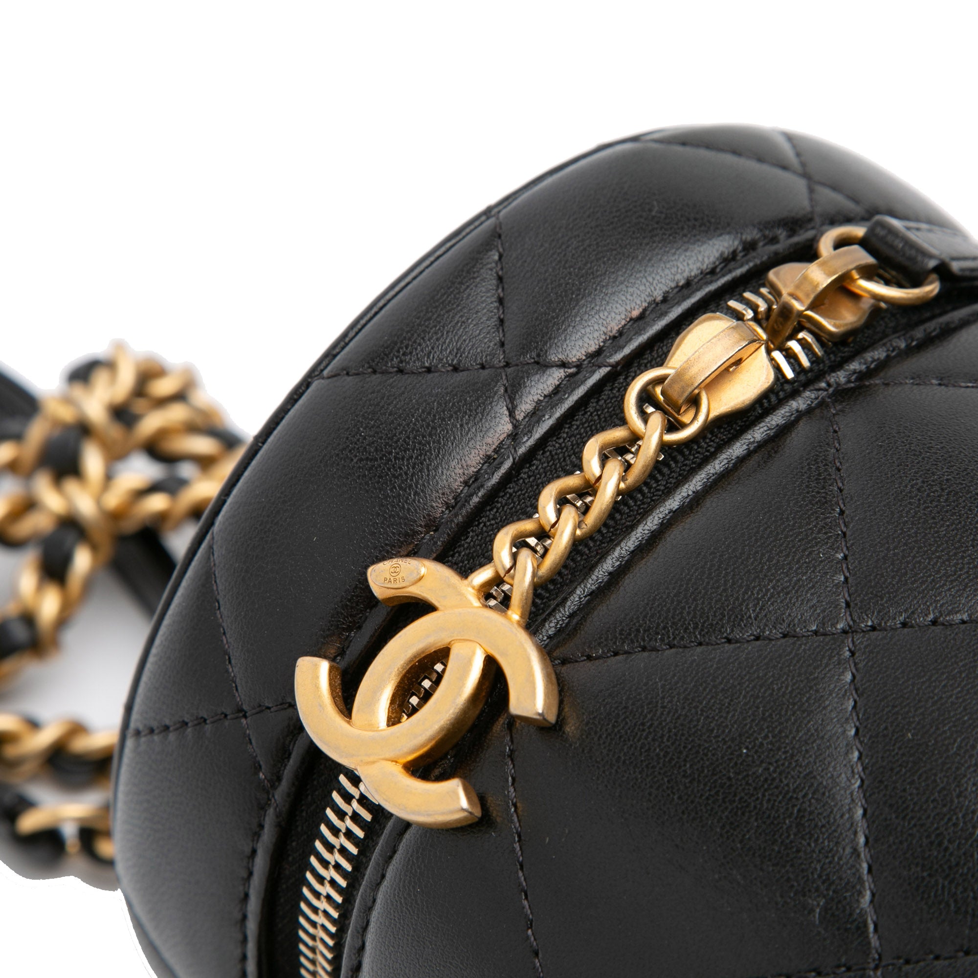 Chanel Small Quilted Lambskin Side Note Vanity Case - image 7