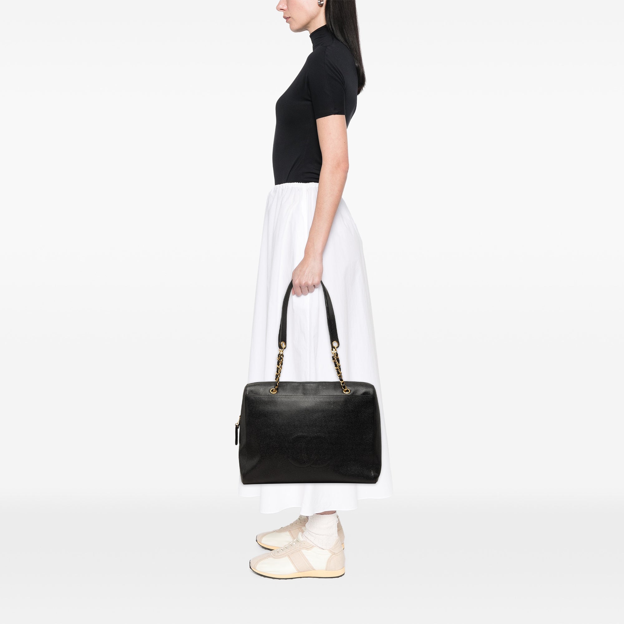 Chanel Caviar CC Shoulder Bag - image 7