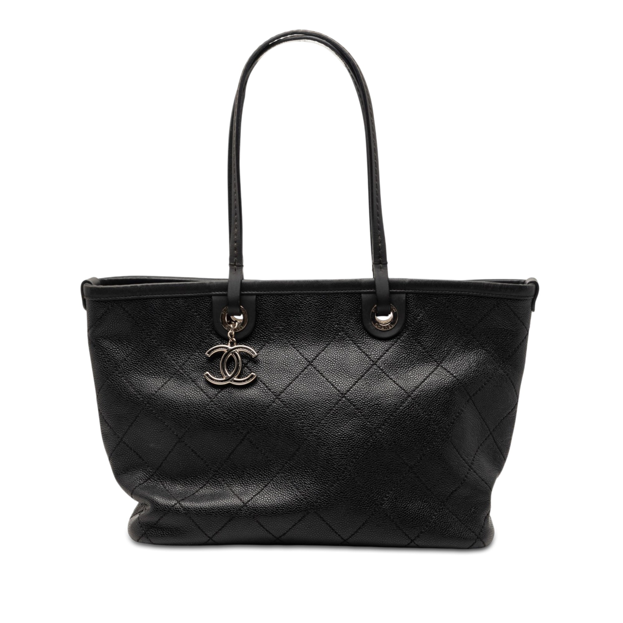 Chanel CC Caviar Wild Stitch On the Road Tote - image 1