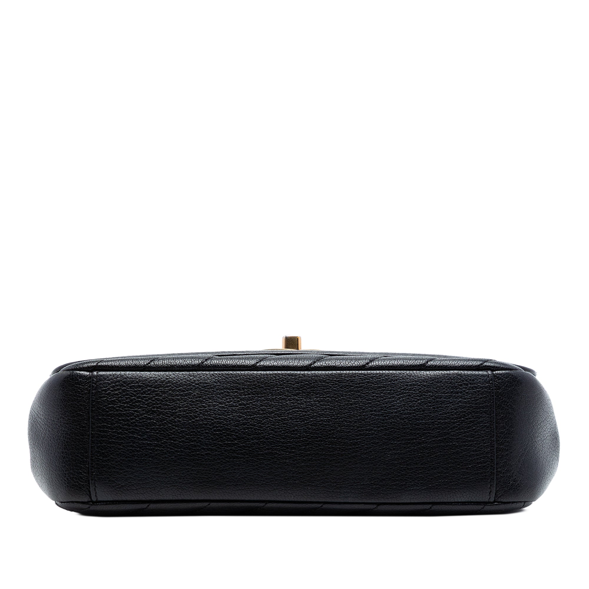 Chanel Small CC Diagonal Quilted Goatskin Flap - image 3