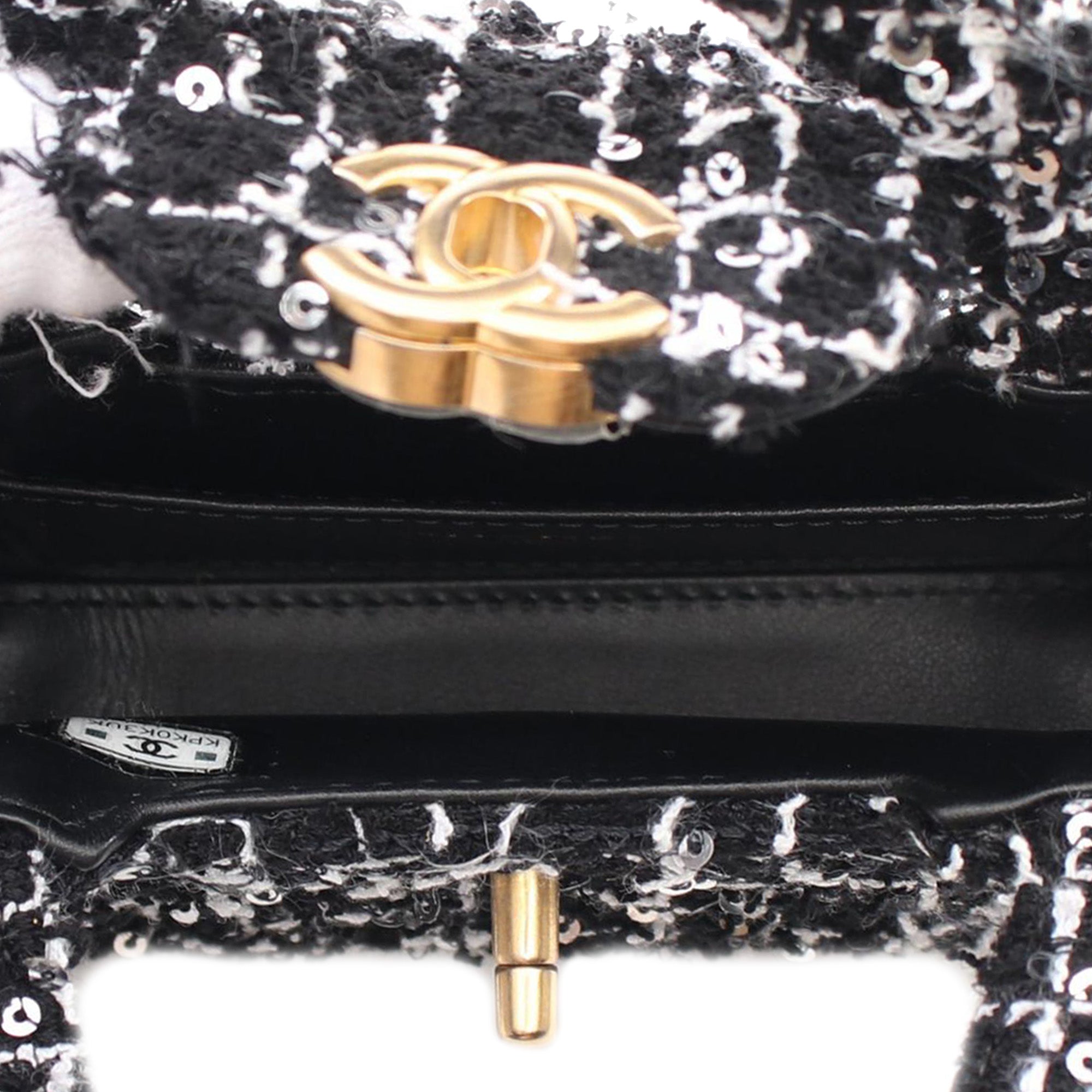 Chanel Nano Tweed Kelly Clutch on Chain - image 3