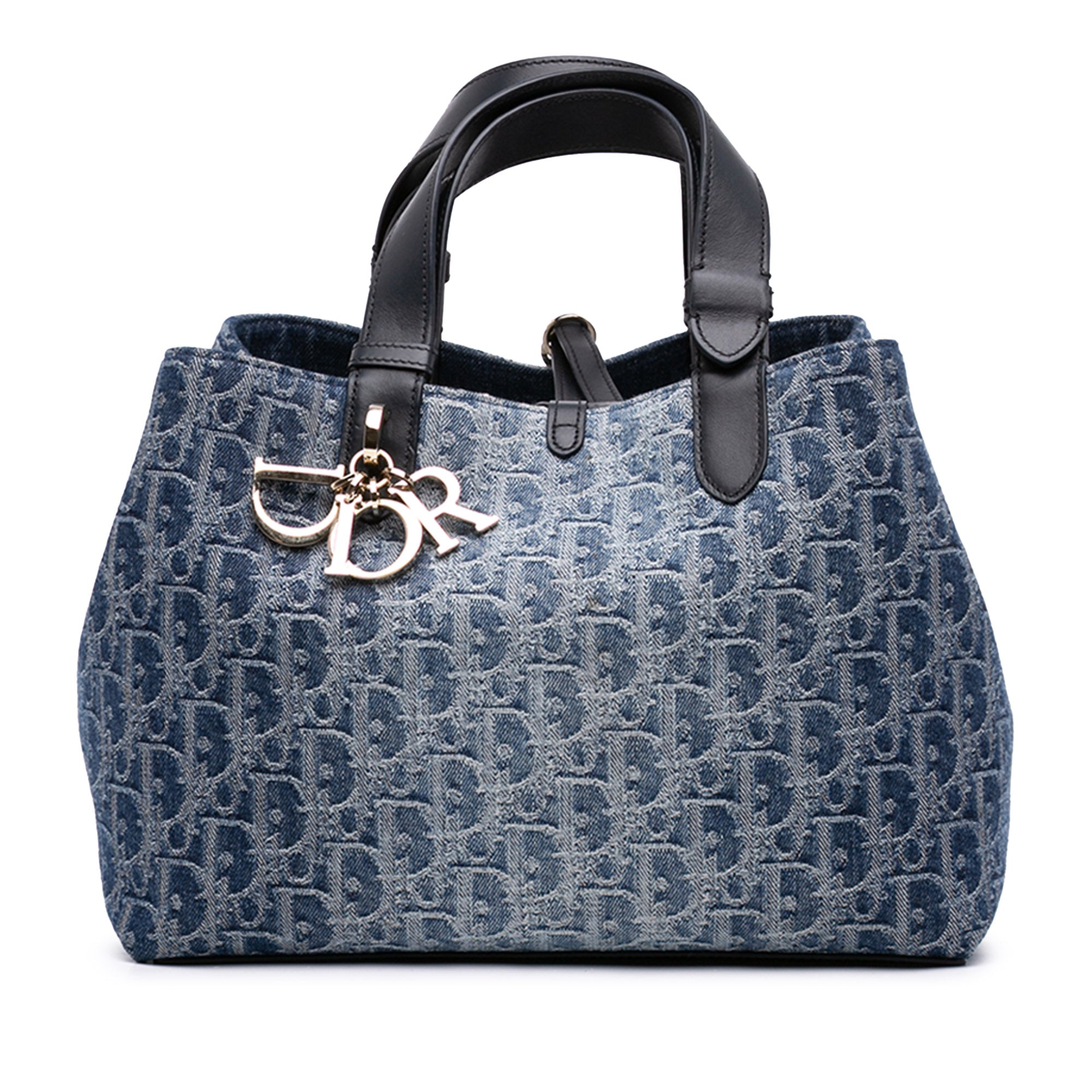 Dior Medium Oblique Denim Toujours Tote - image 1