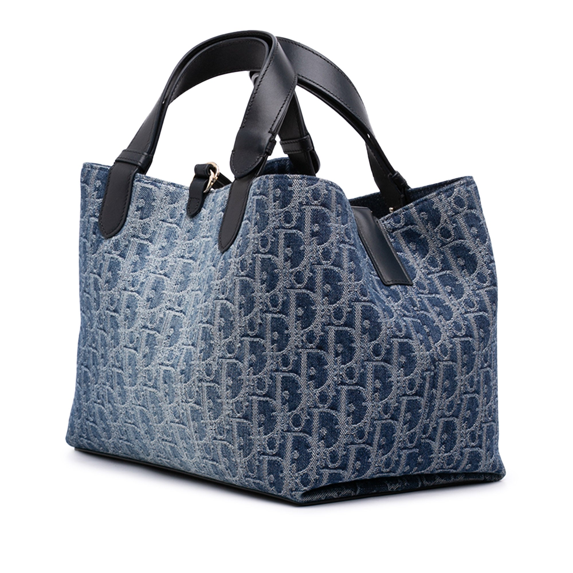 Dior Medium Oblique Denim Toujours Tote - image 2