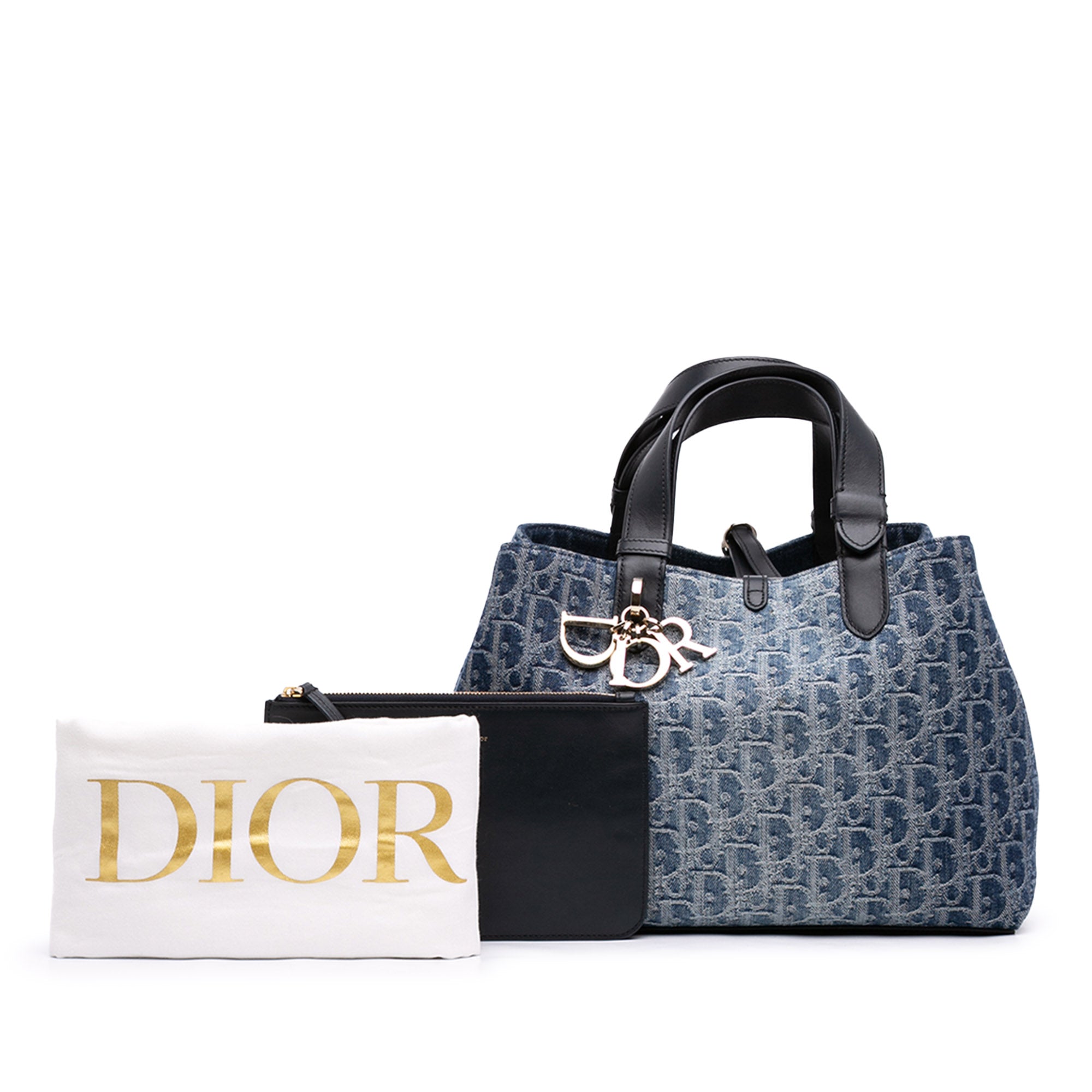 Dior Medium Oblique Denim Toujours Tote - image 7